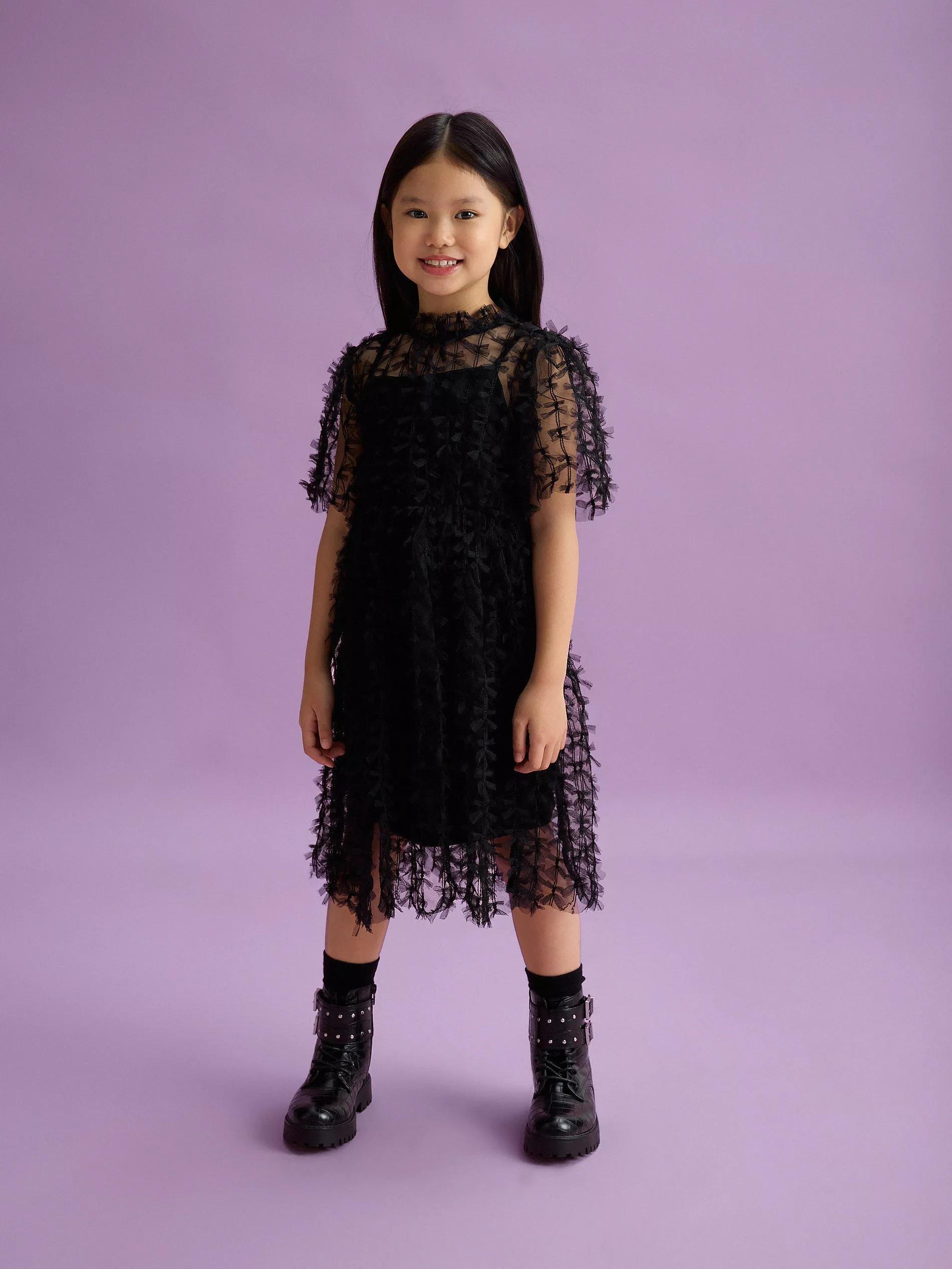 Black Dress,Kids Girl, , large image number 3