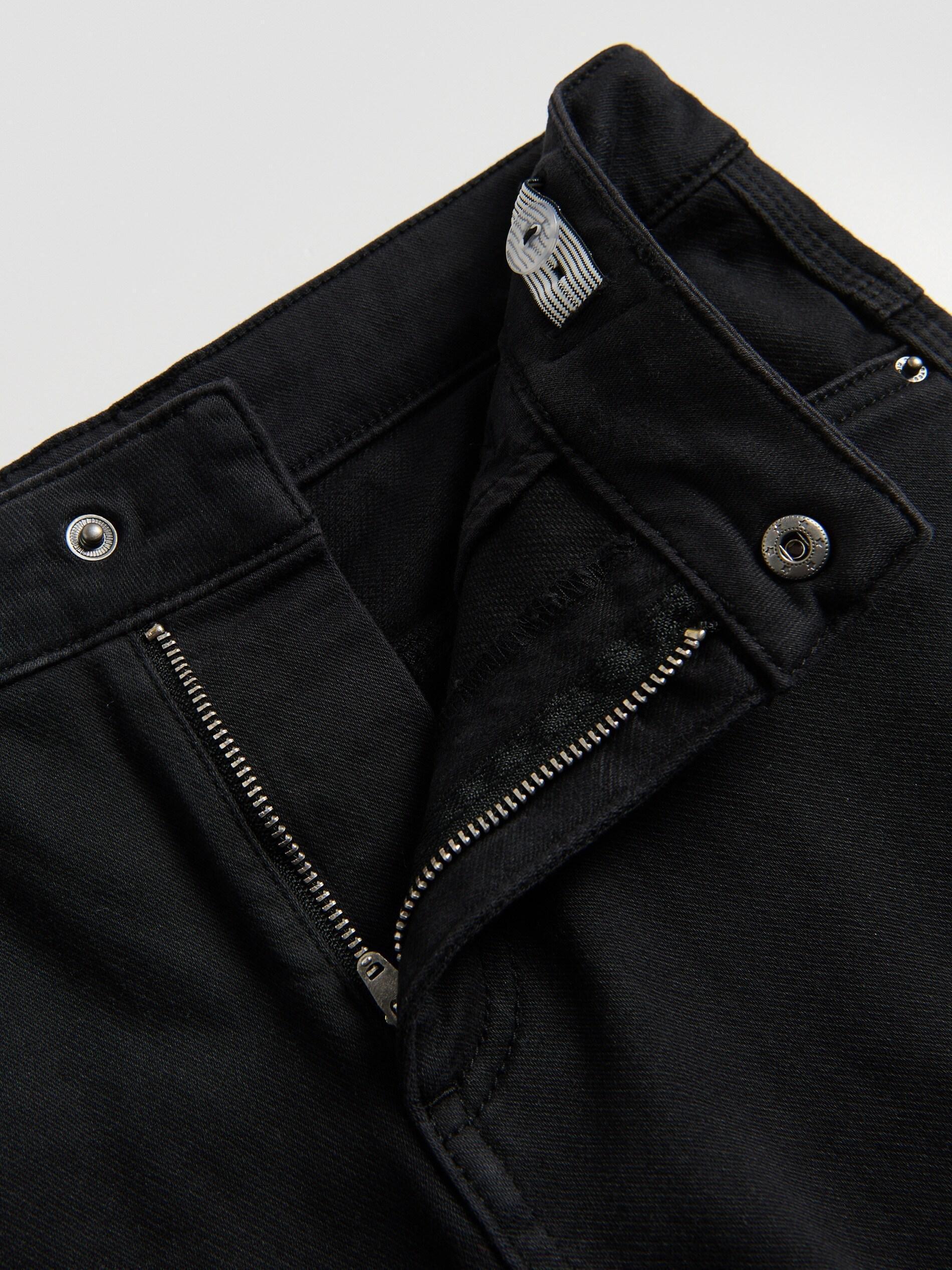 Cotton shorts, Black, medium