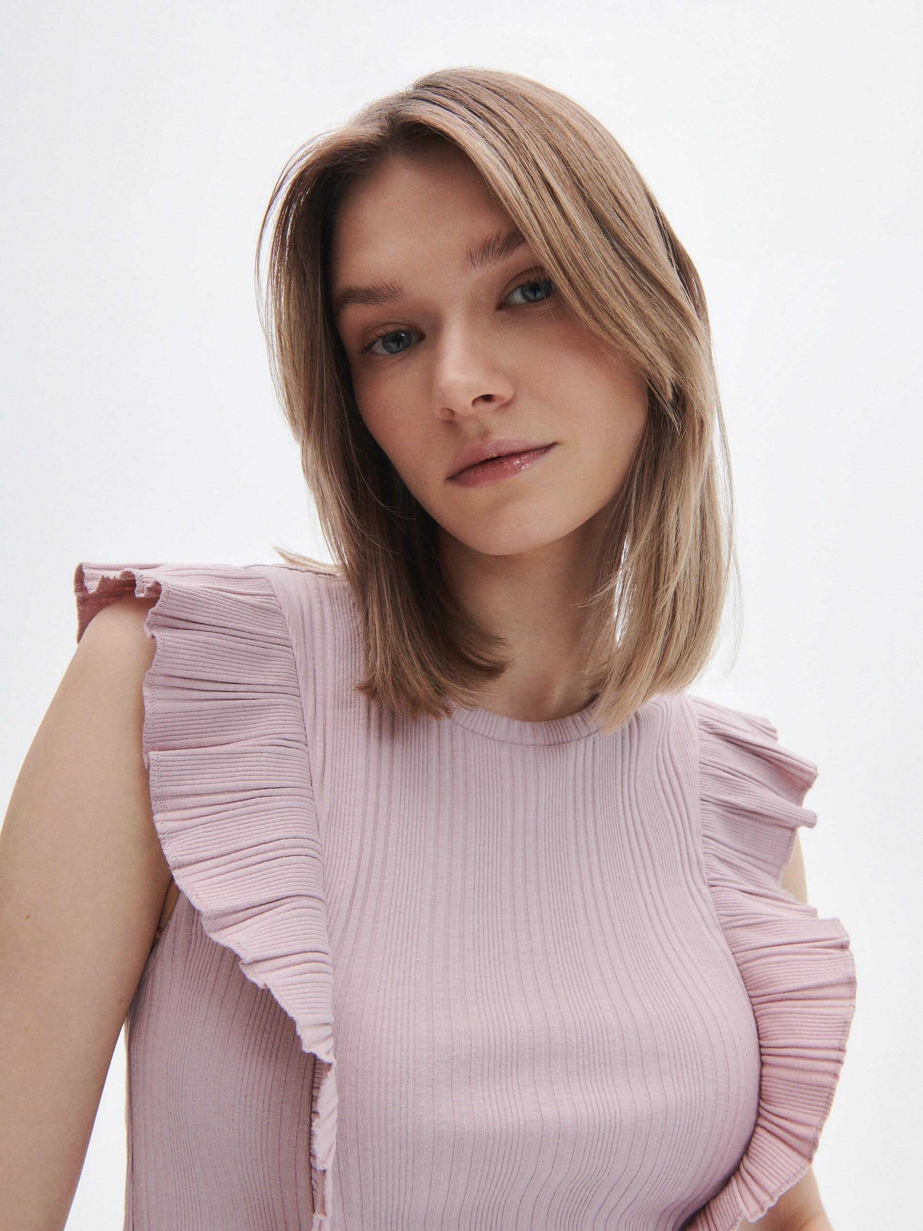 Pink Cotton Blouse, , large image number 2