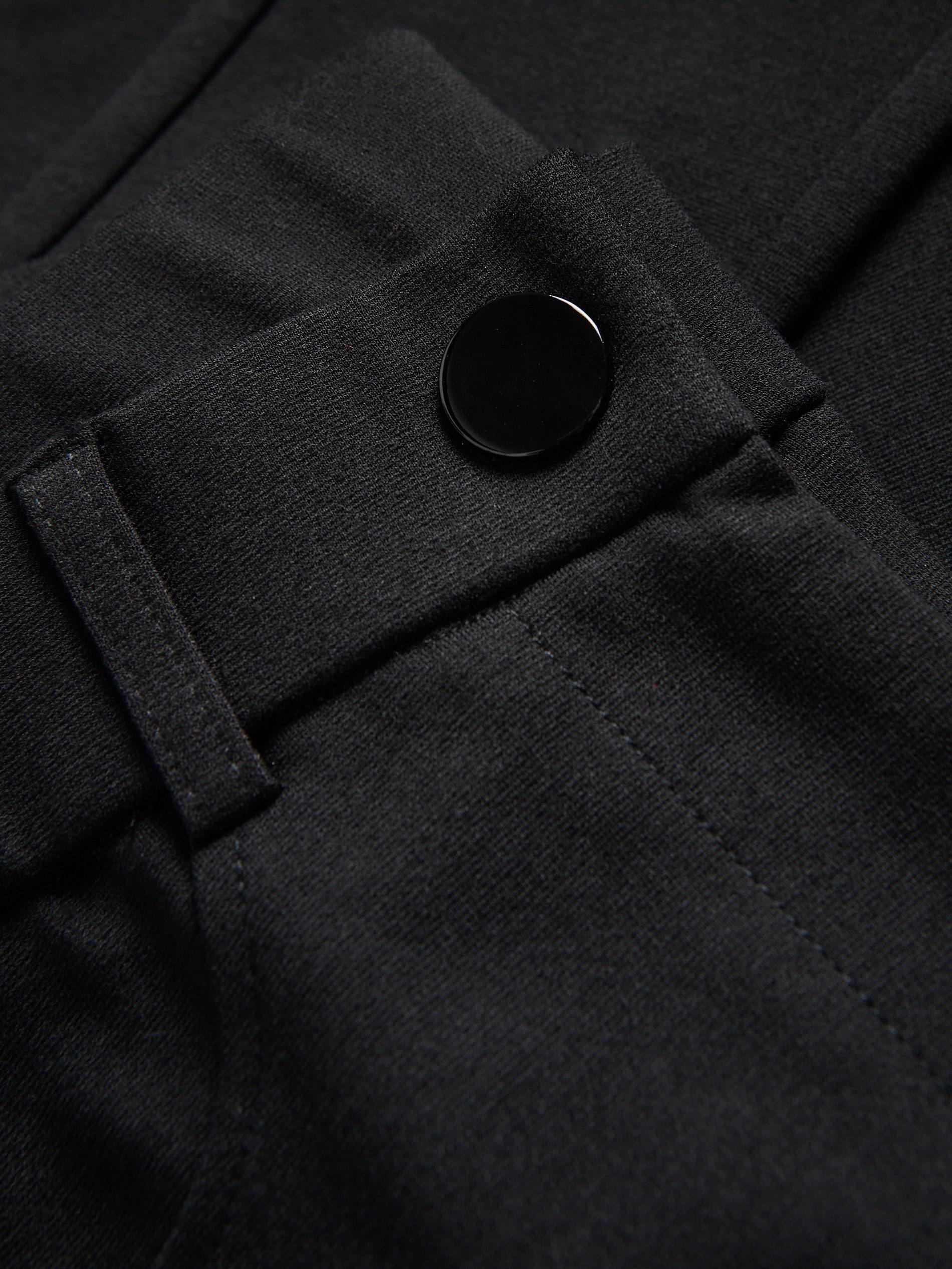 Black Viscose Rich Leggings, Black, large image number 5