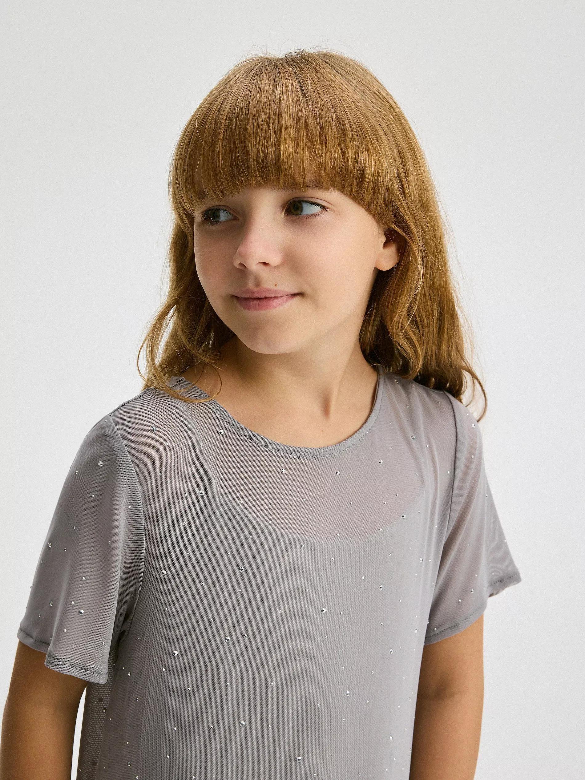 Grey Dress,Kids Girl, , large image number 4