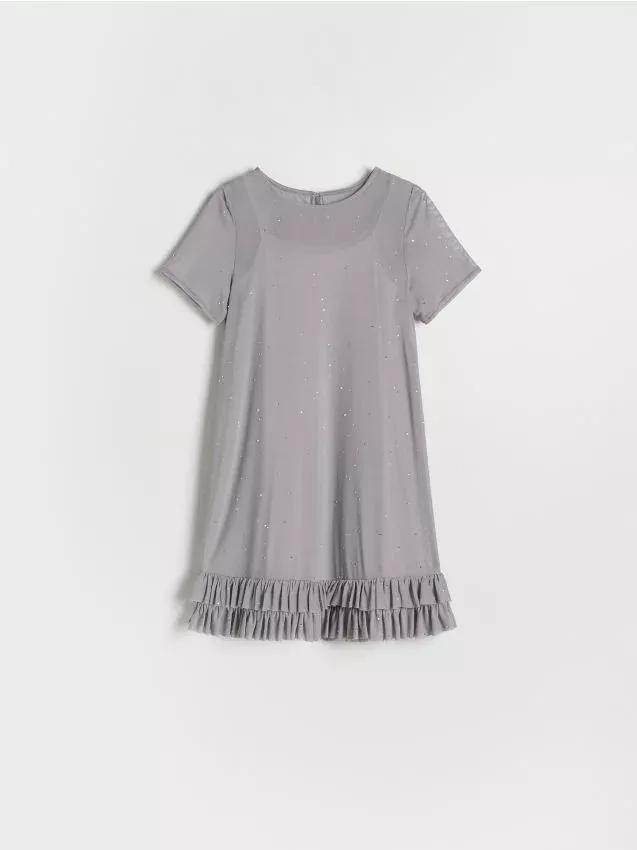 Grey Dress,Kids Girl, , large image number 6