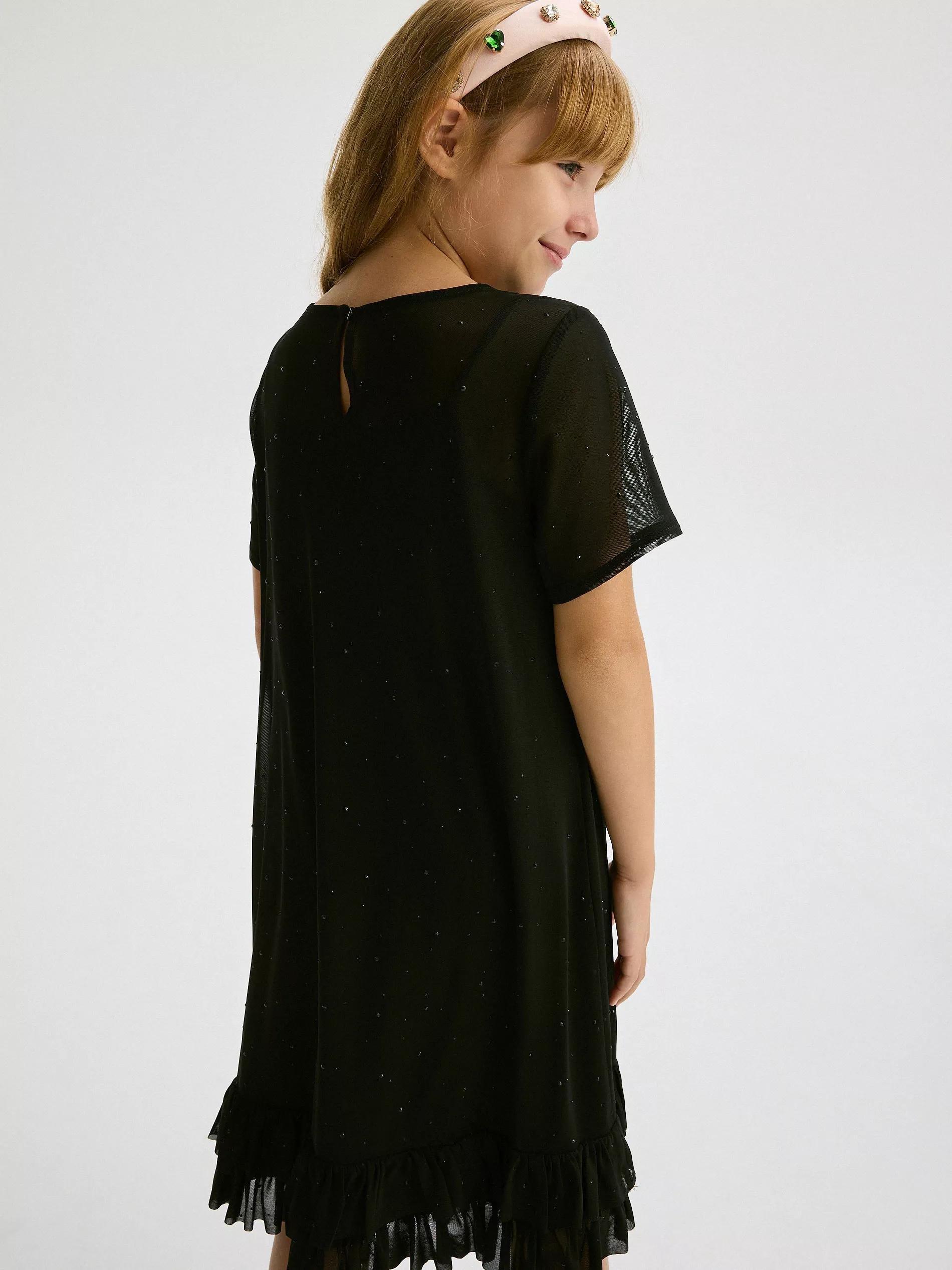 Black Dress,Kids Girl, , large image number 2