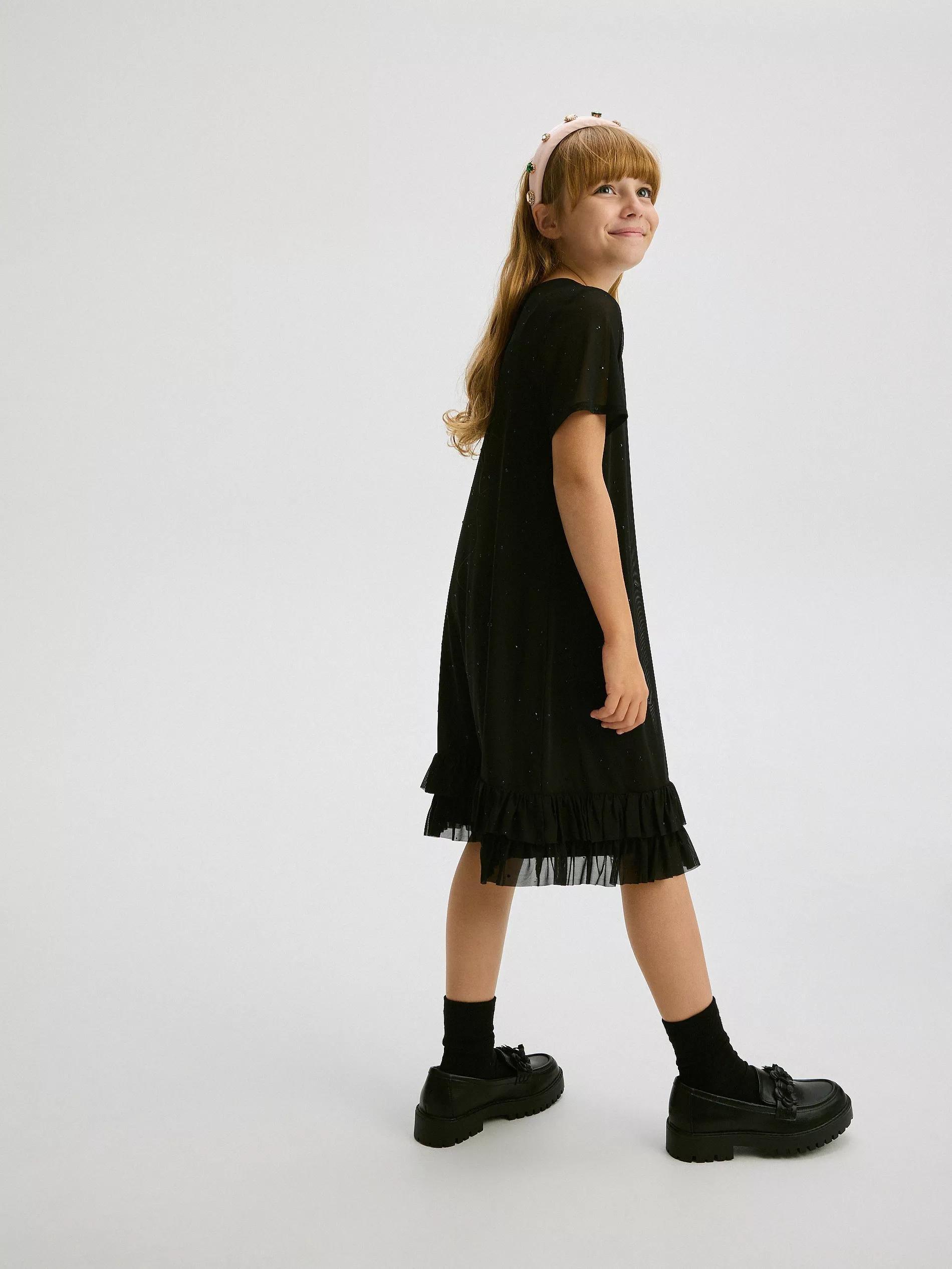Black Dress,Kids Girl, , large image number 6