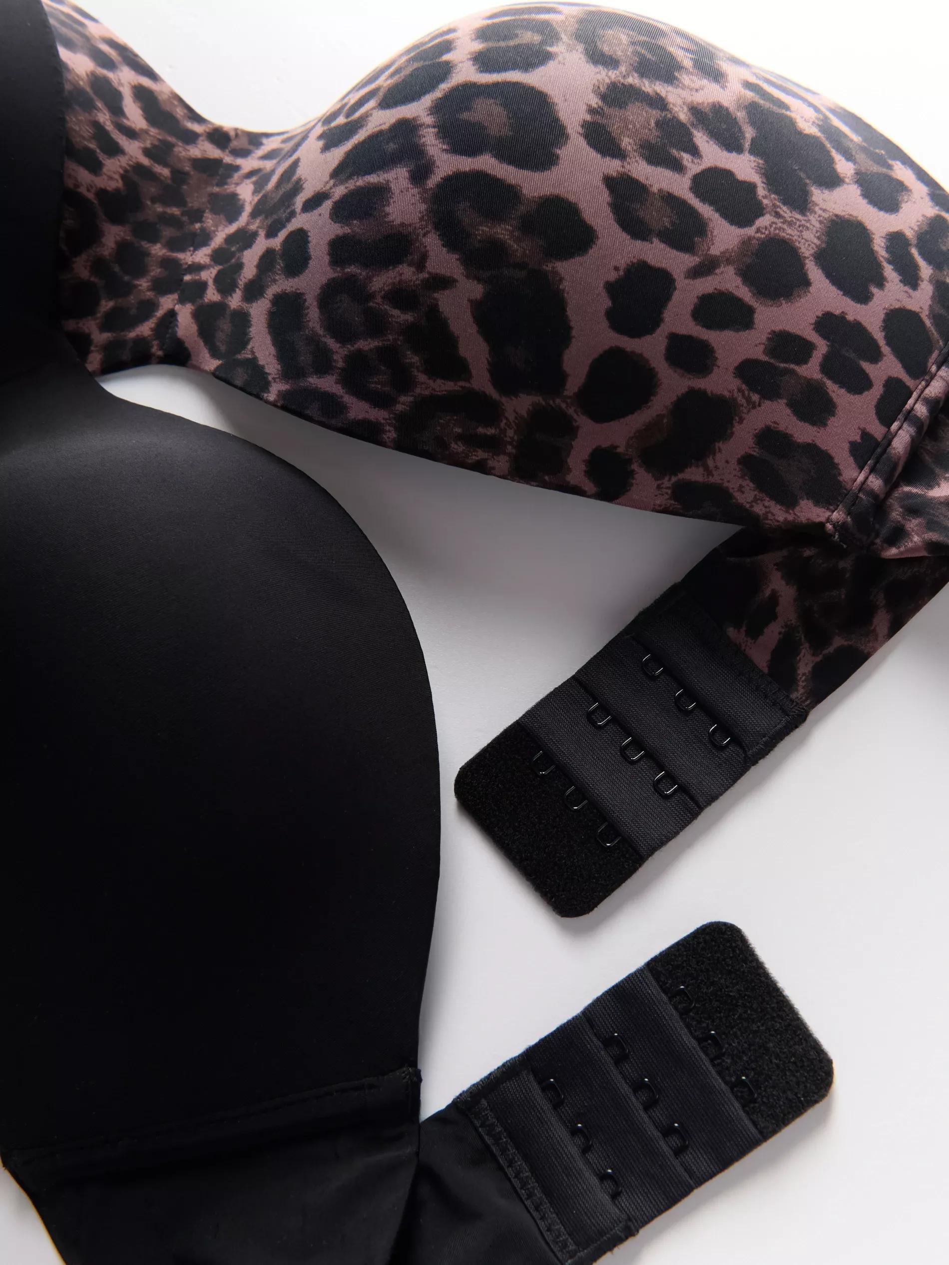 Black Bandeau Bra, 2-Pack, , large image number 5