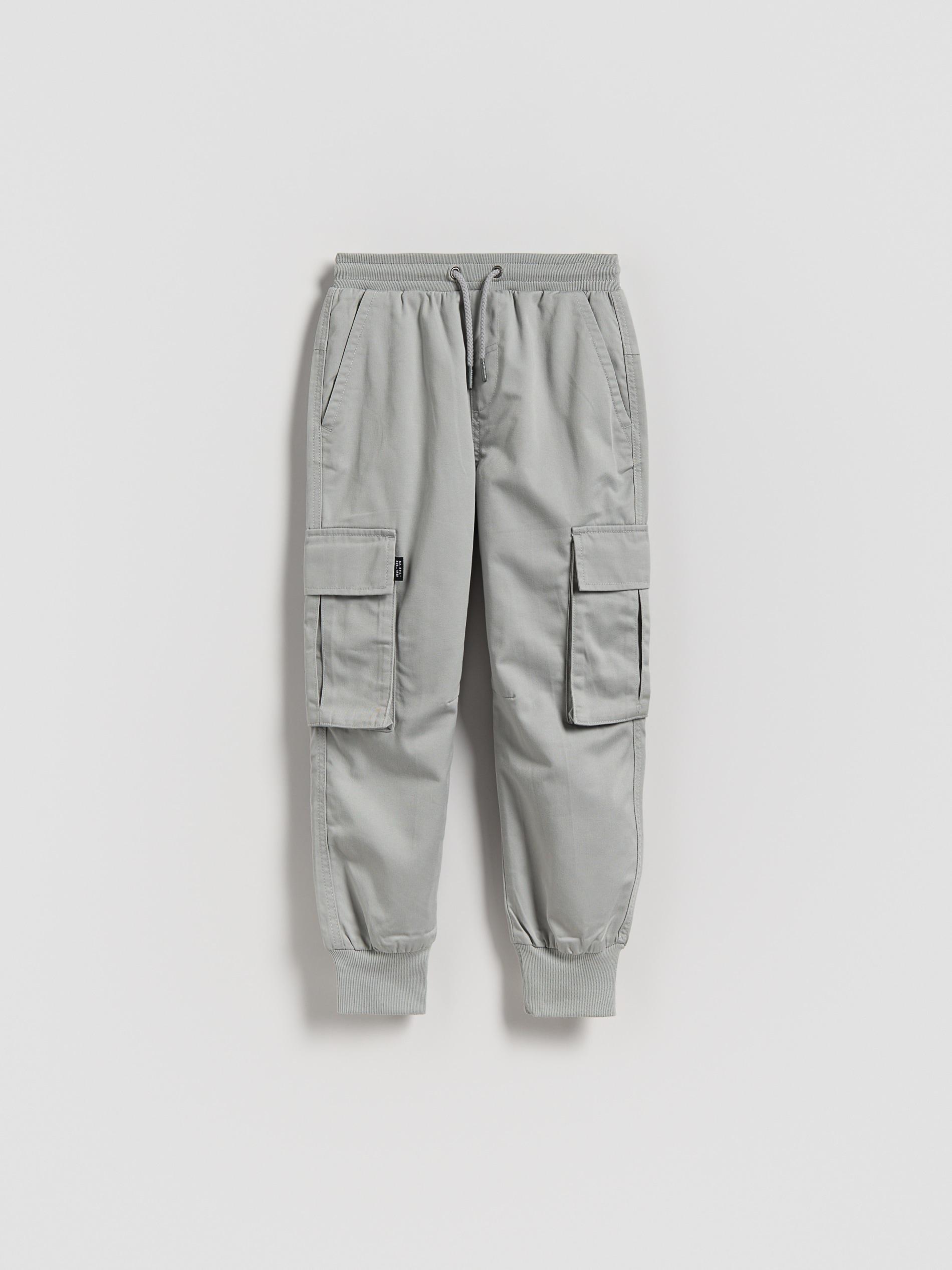 Grey Joggers With Pockets, Light grey, medium