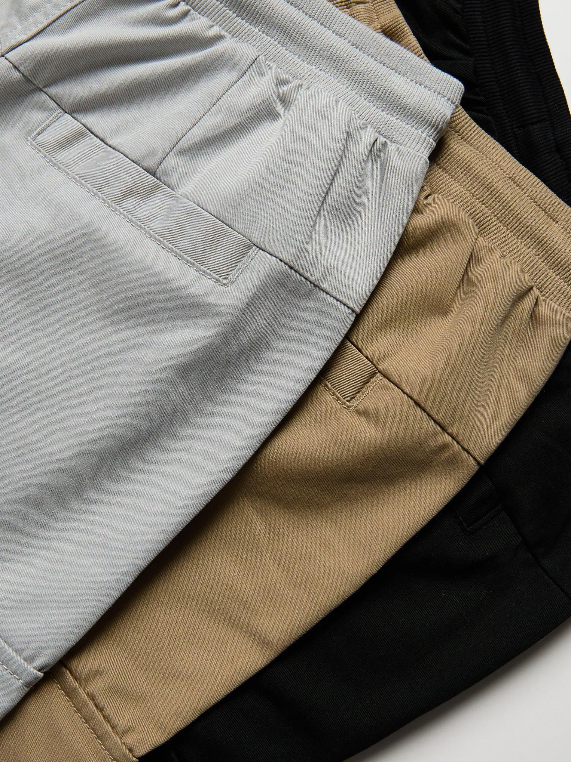 Grey Joggers With Pockets, Light grey, medium