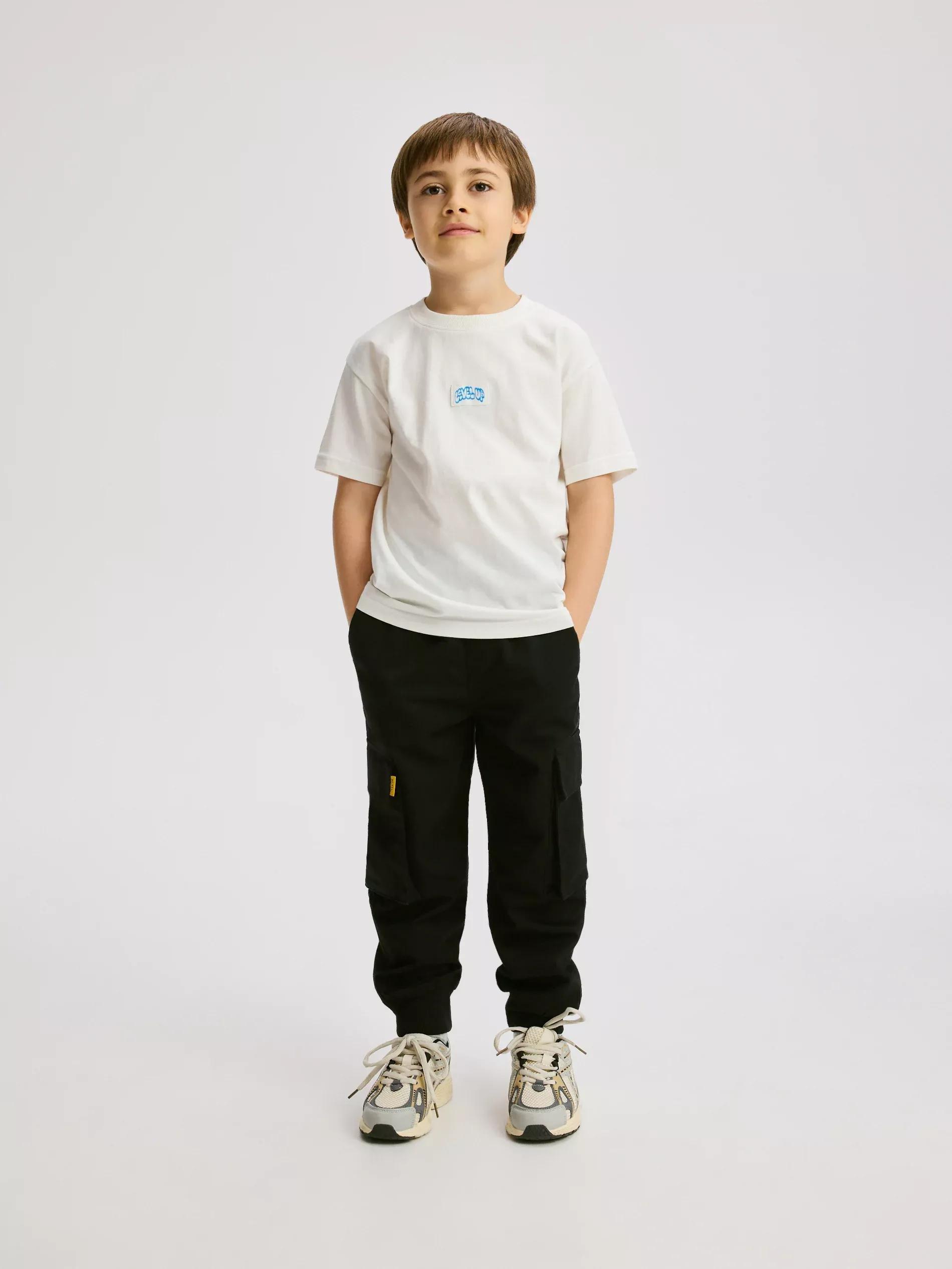 Black Joggers With Pockets, Black, large image number 2