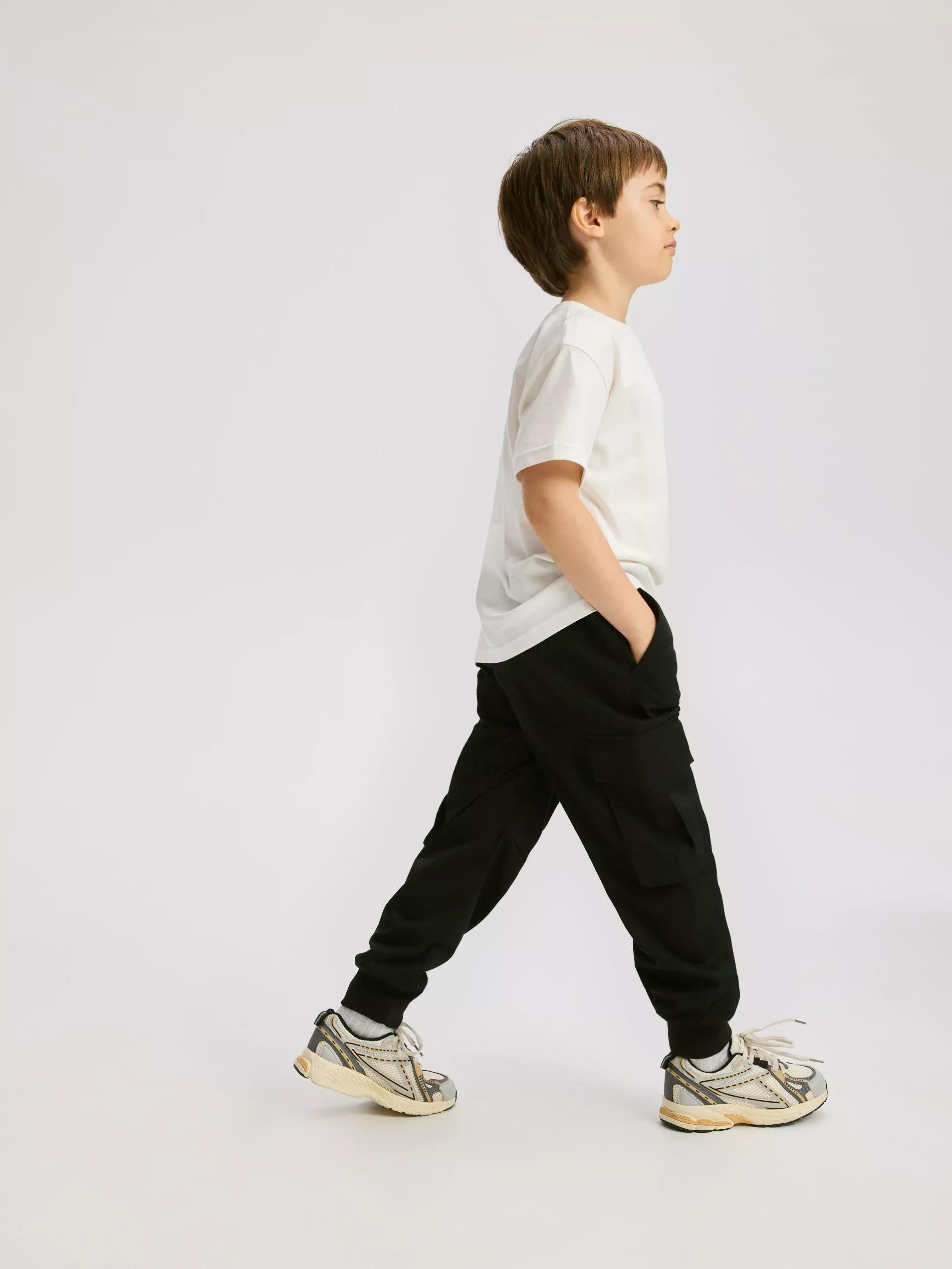 Black Joggers With Pockets, Black, large image number 4