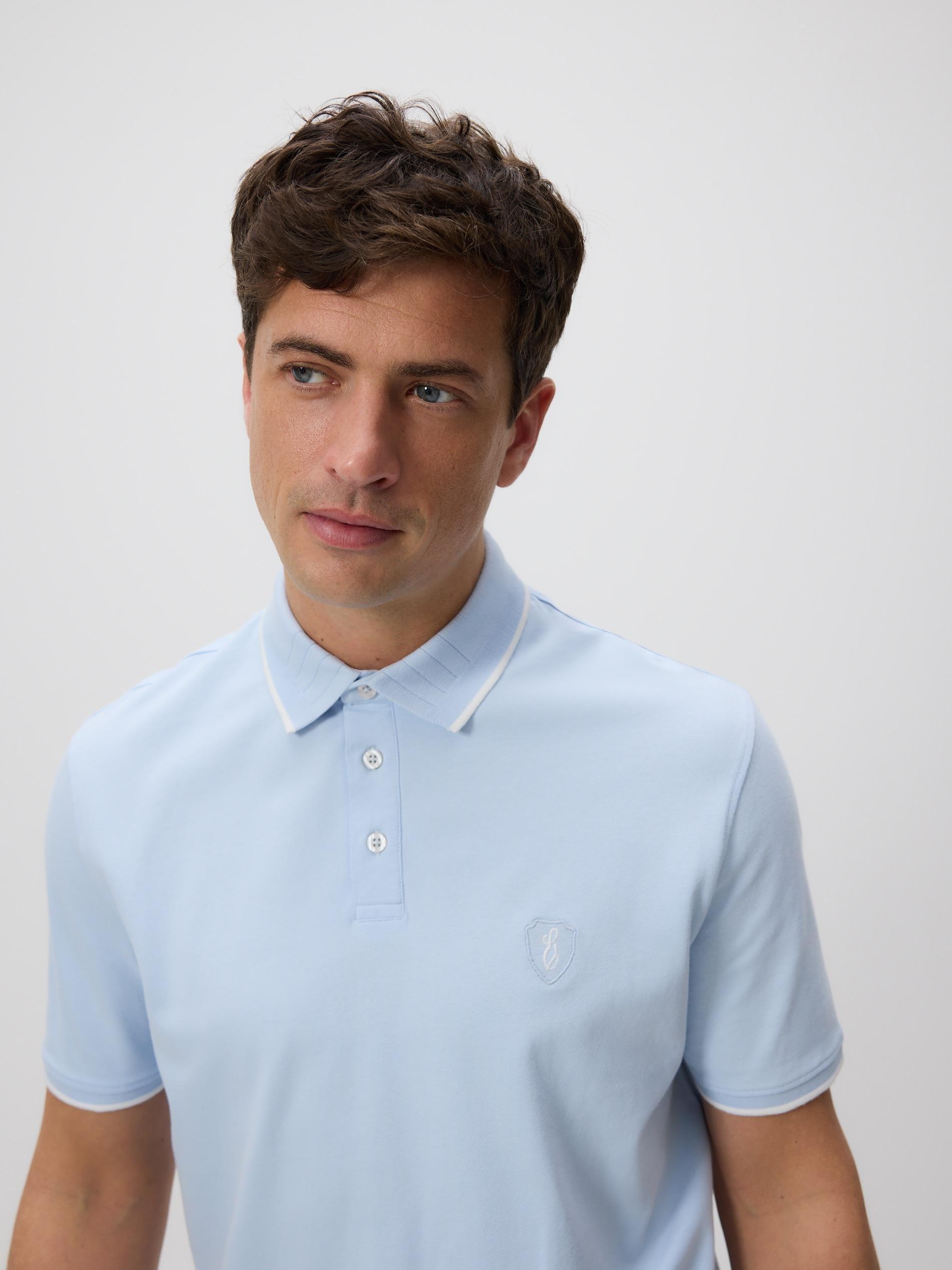 Blue Regular Fit Polo Shirt, Blue, large image number 0