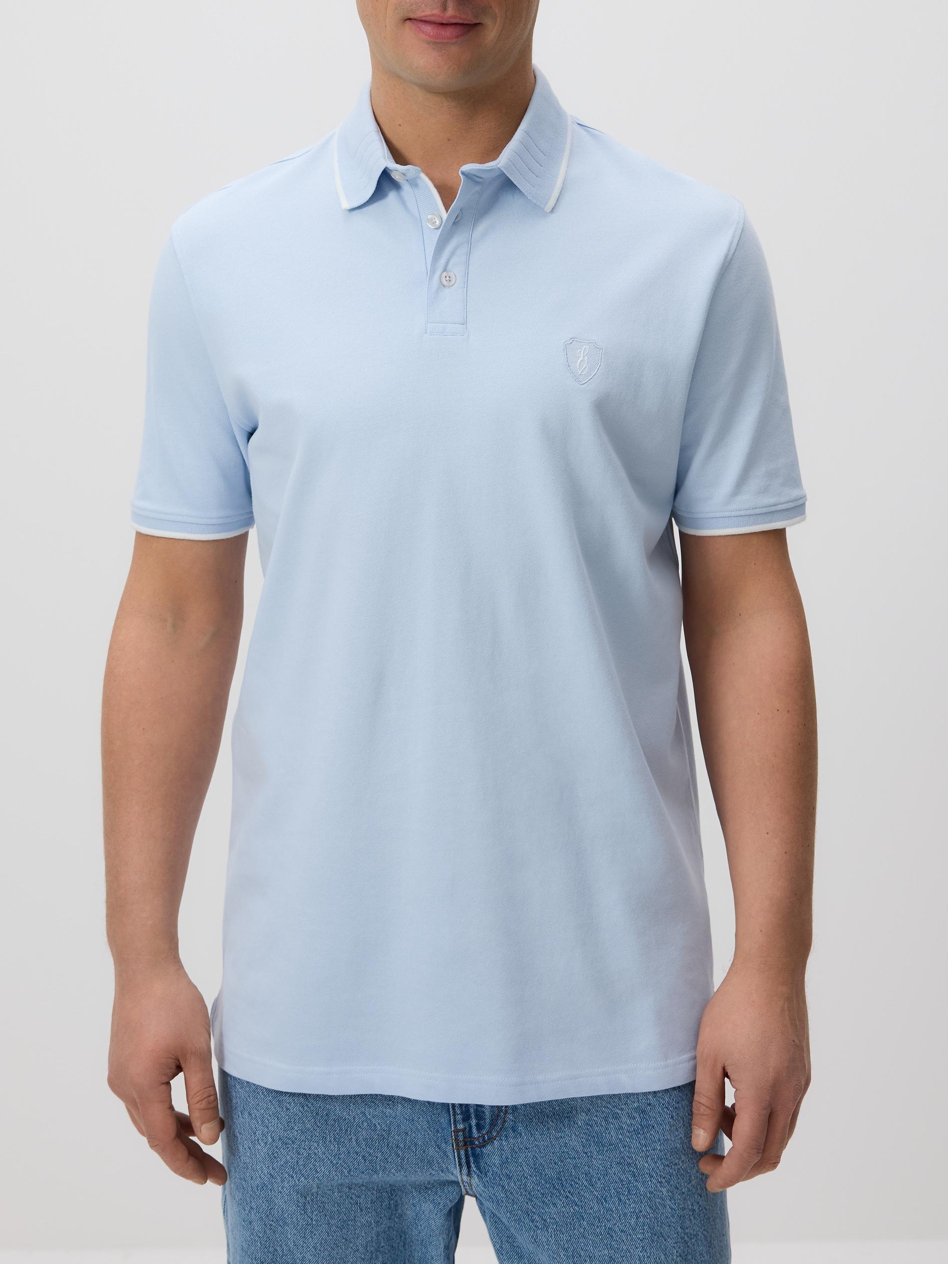 Blue Regular Fit Polo Shirt, Blue, large image number 1