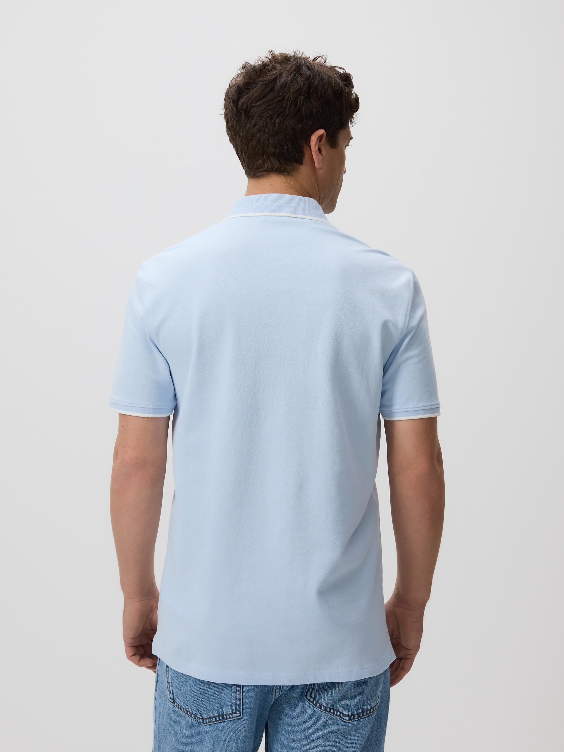 Blue Regular Fit Polo Shirt, Blue, medium