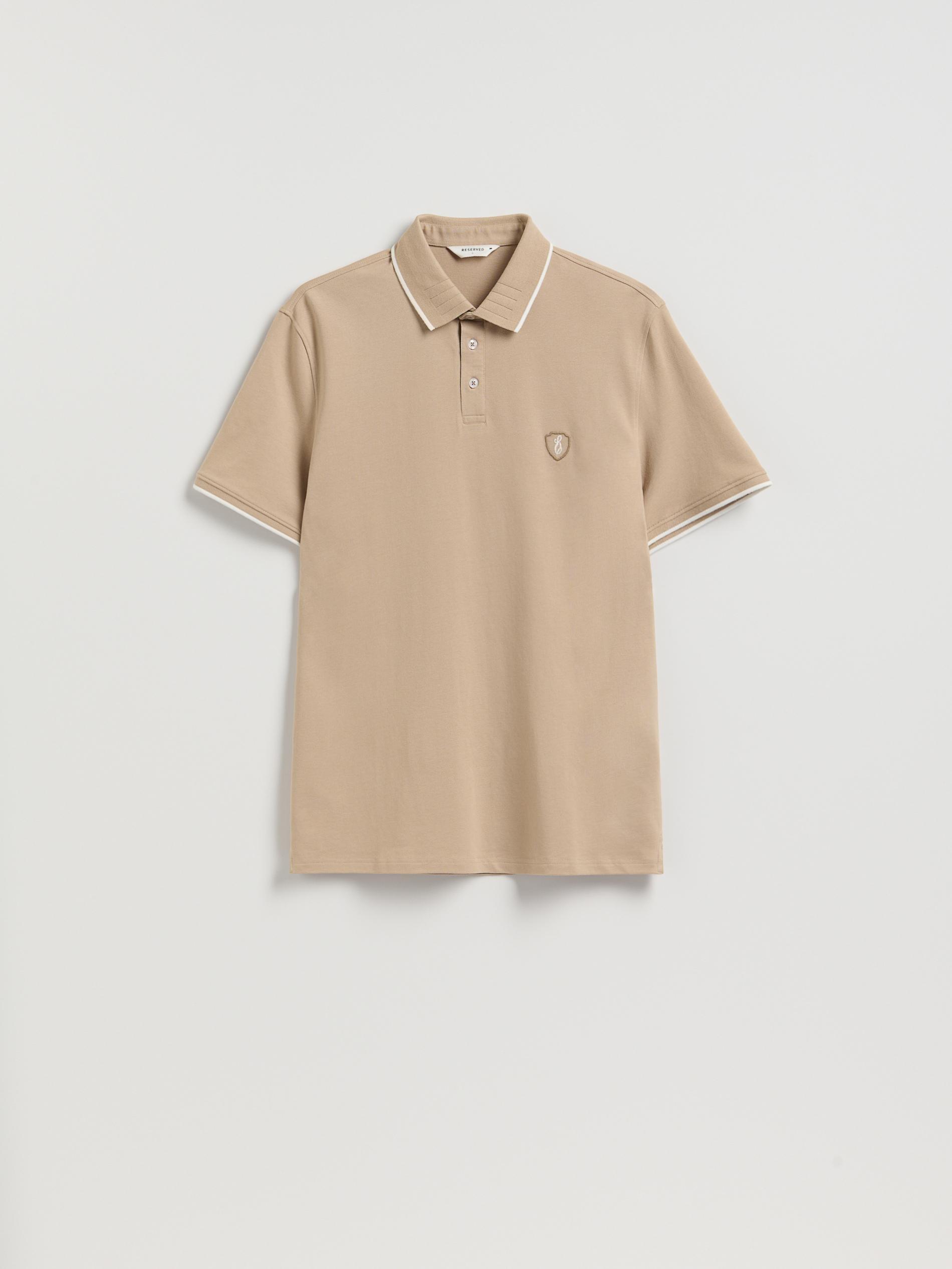 Beige Regular Fit Polo Shirt, Beige, large image number 4