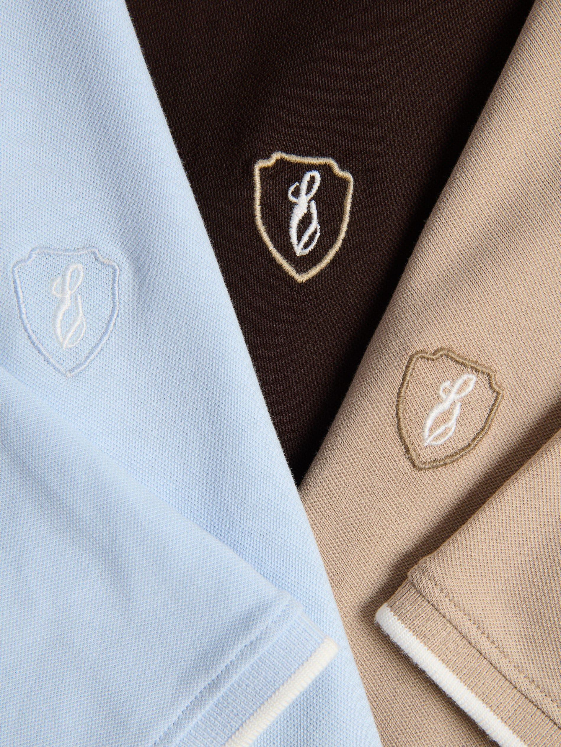 Brown Regular Fit Polo Shirt, Brown, large image number 5