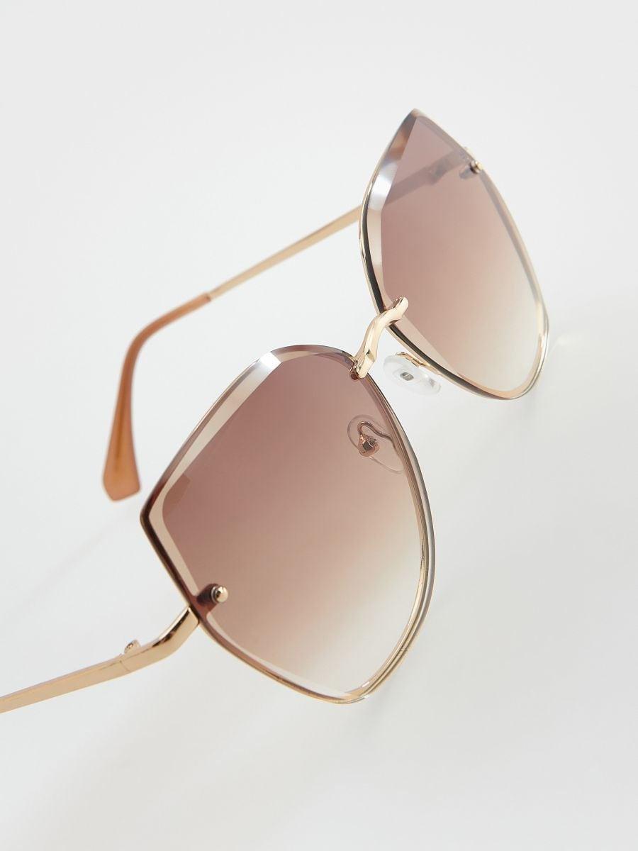 Brown Sunglasses, Brown, large image number 1