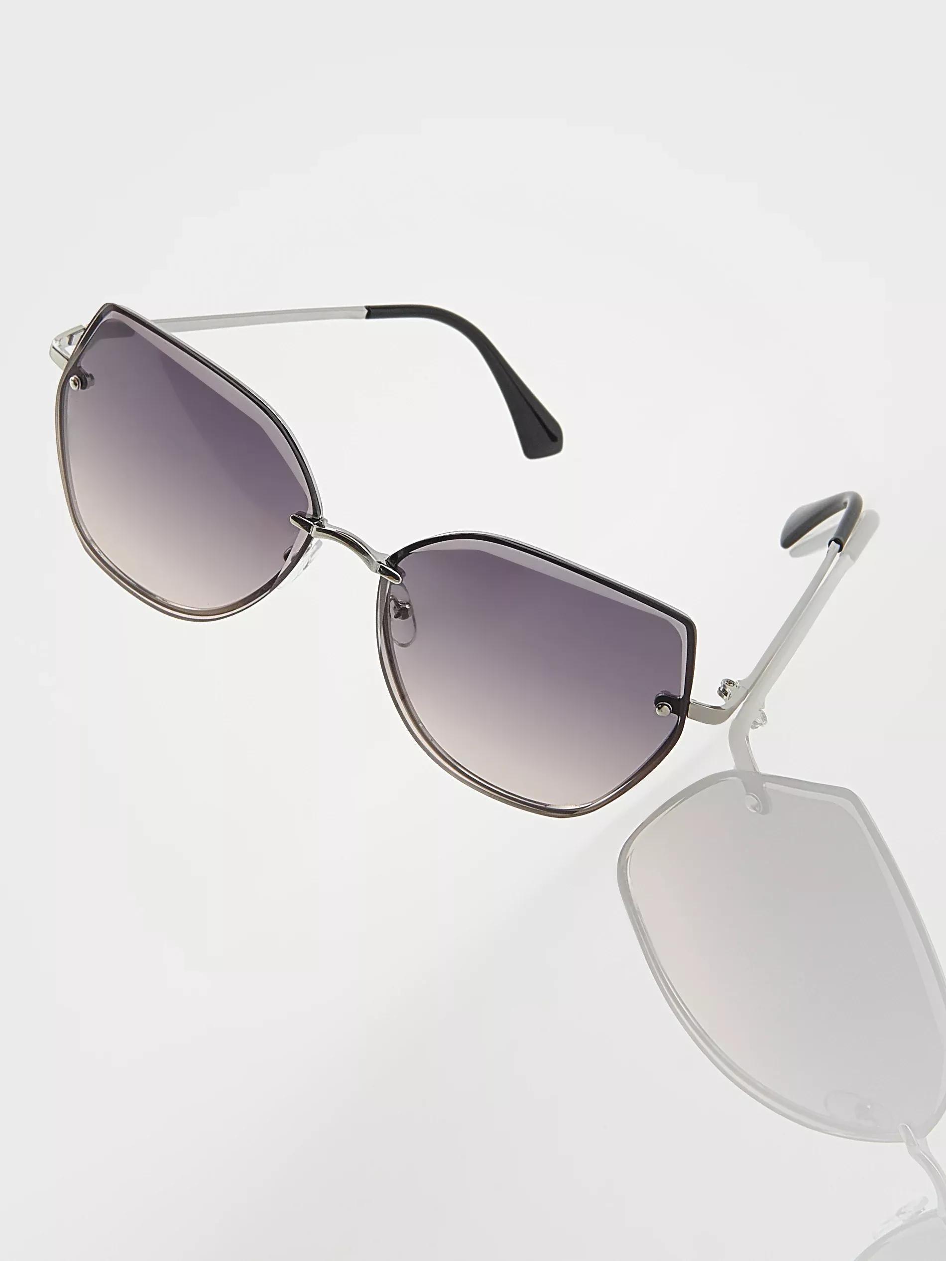 black Sunglasses, Black, large image number 5