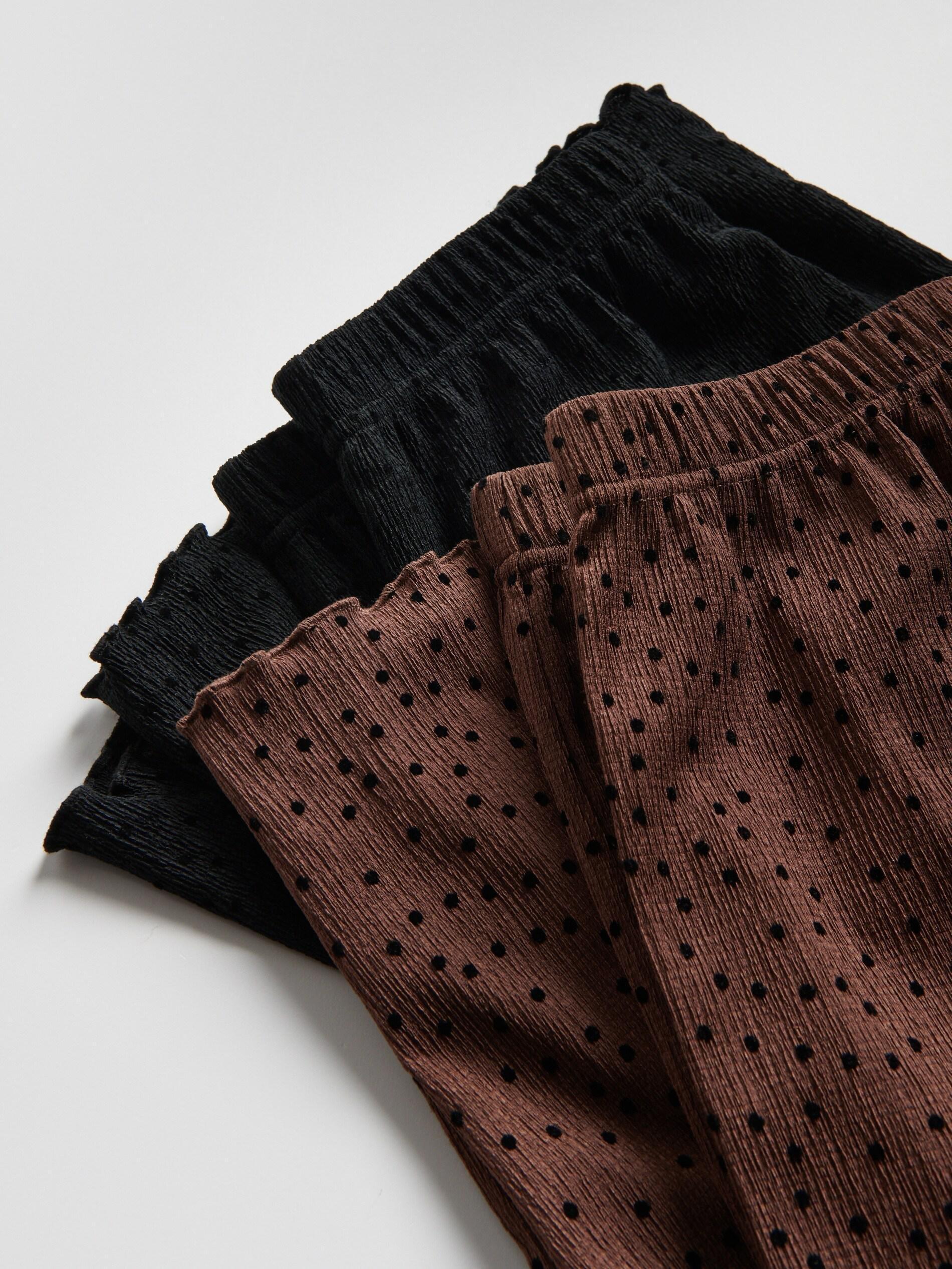 Brown Polka Dot Trousers, Brown, large image number 5