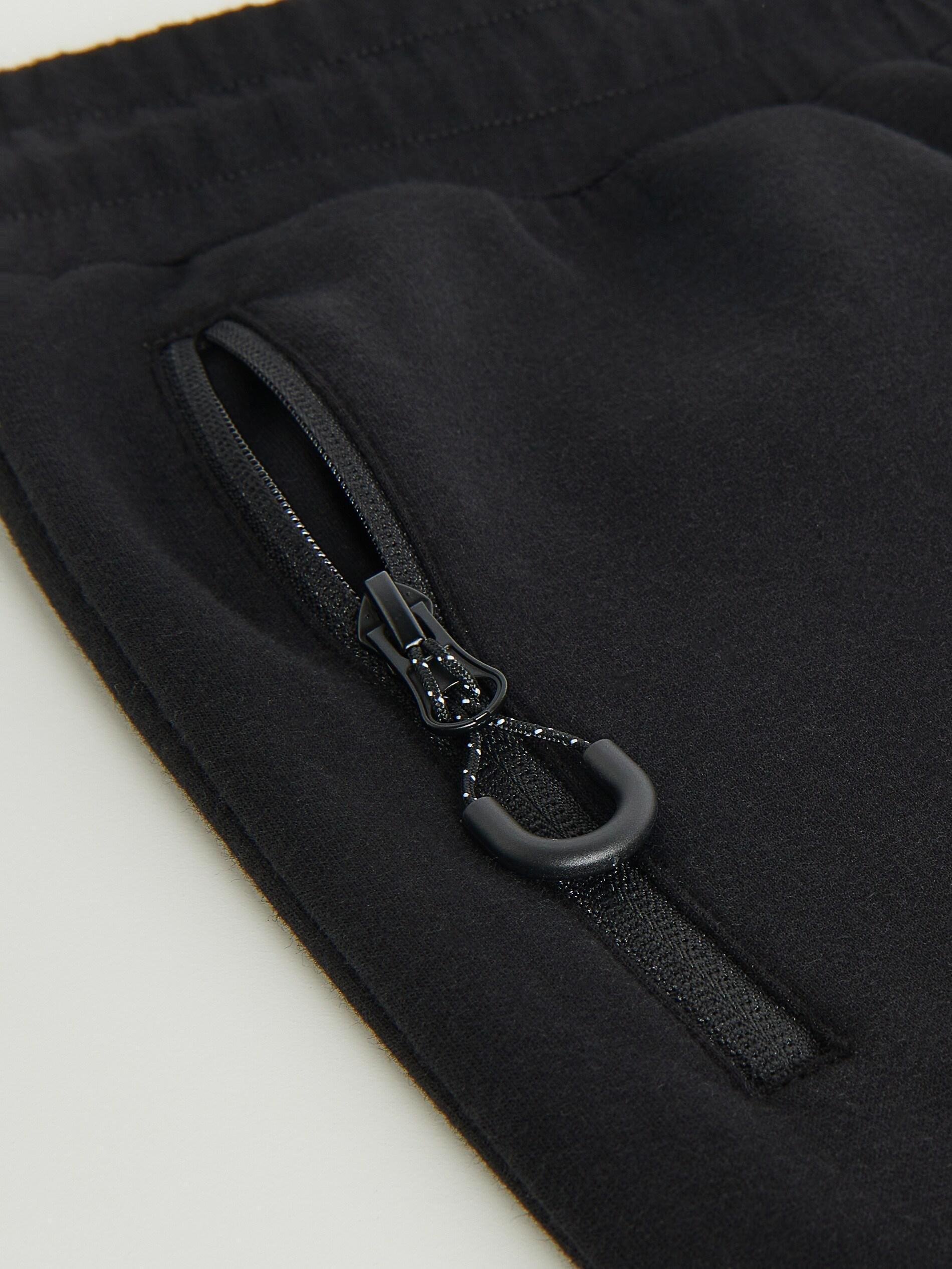 Black Tracksuit Bottoms, , large image number 4
