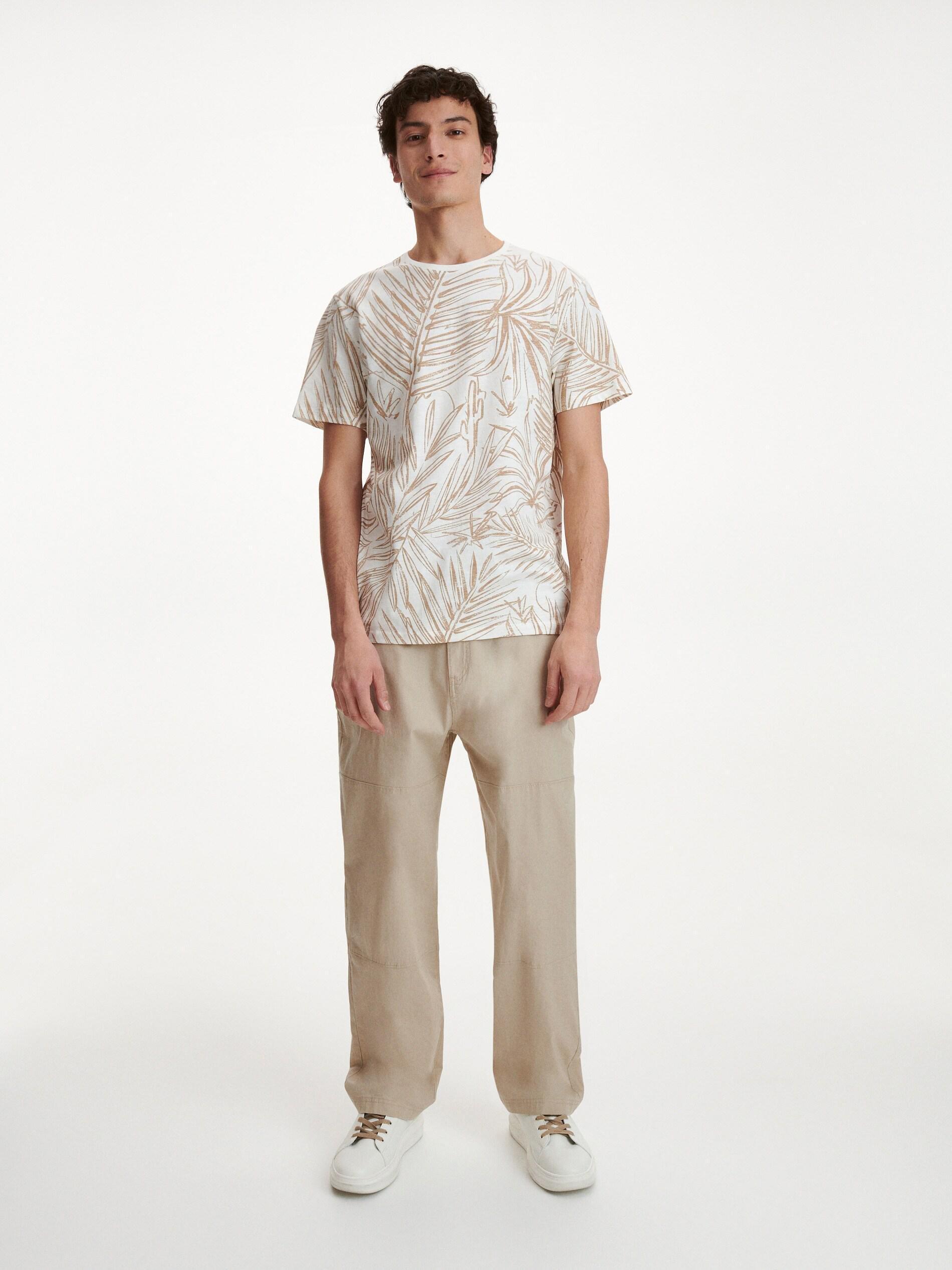 Ivory Regular Fit T-Shirt With Print, , large image number 2