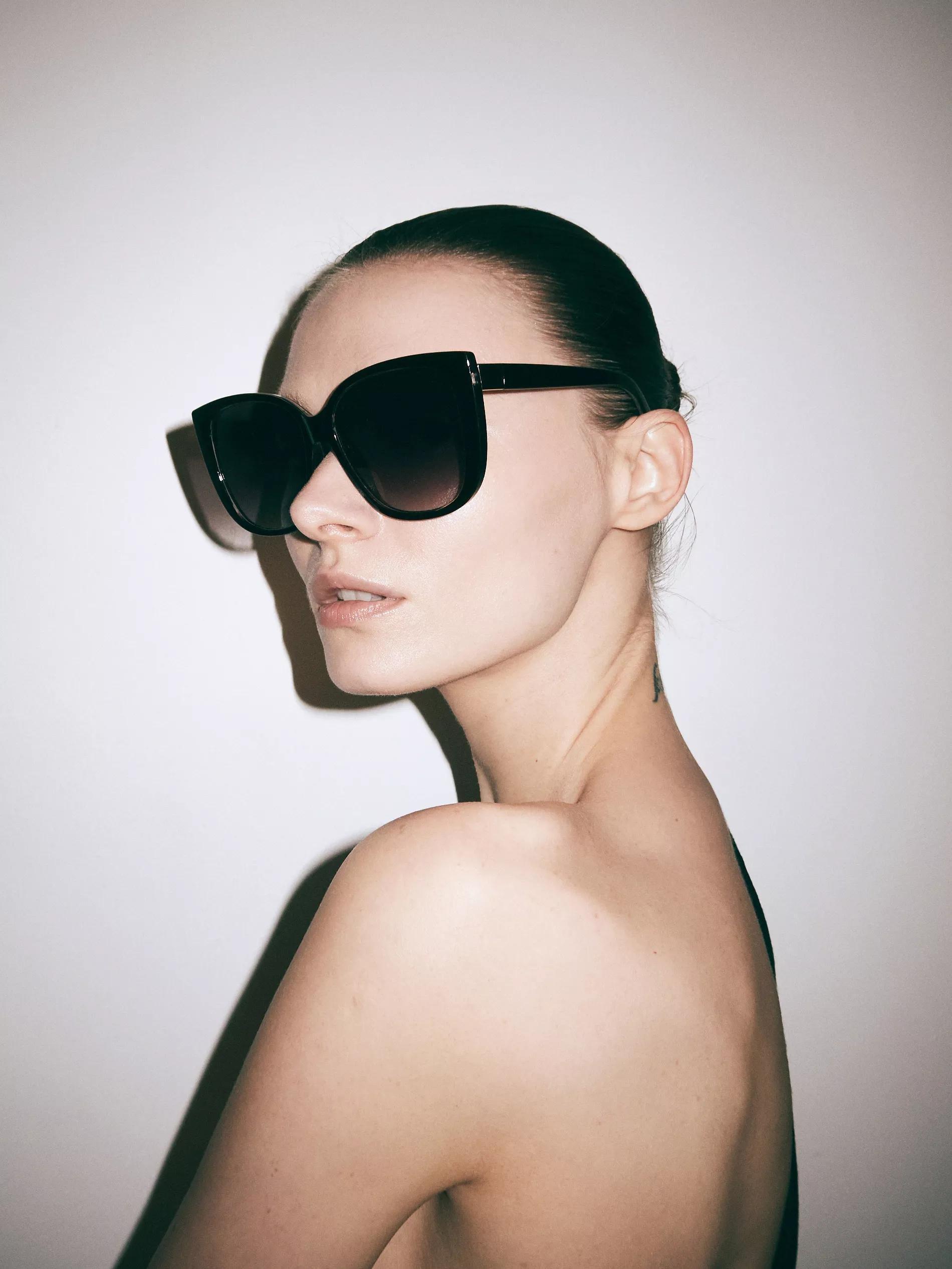 Black Sunglasses, Black, large image number 6
