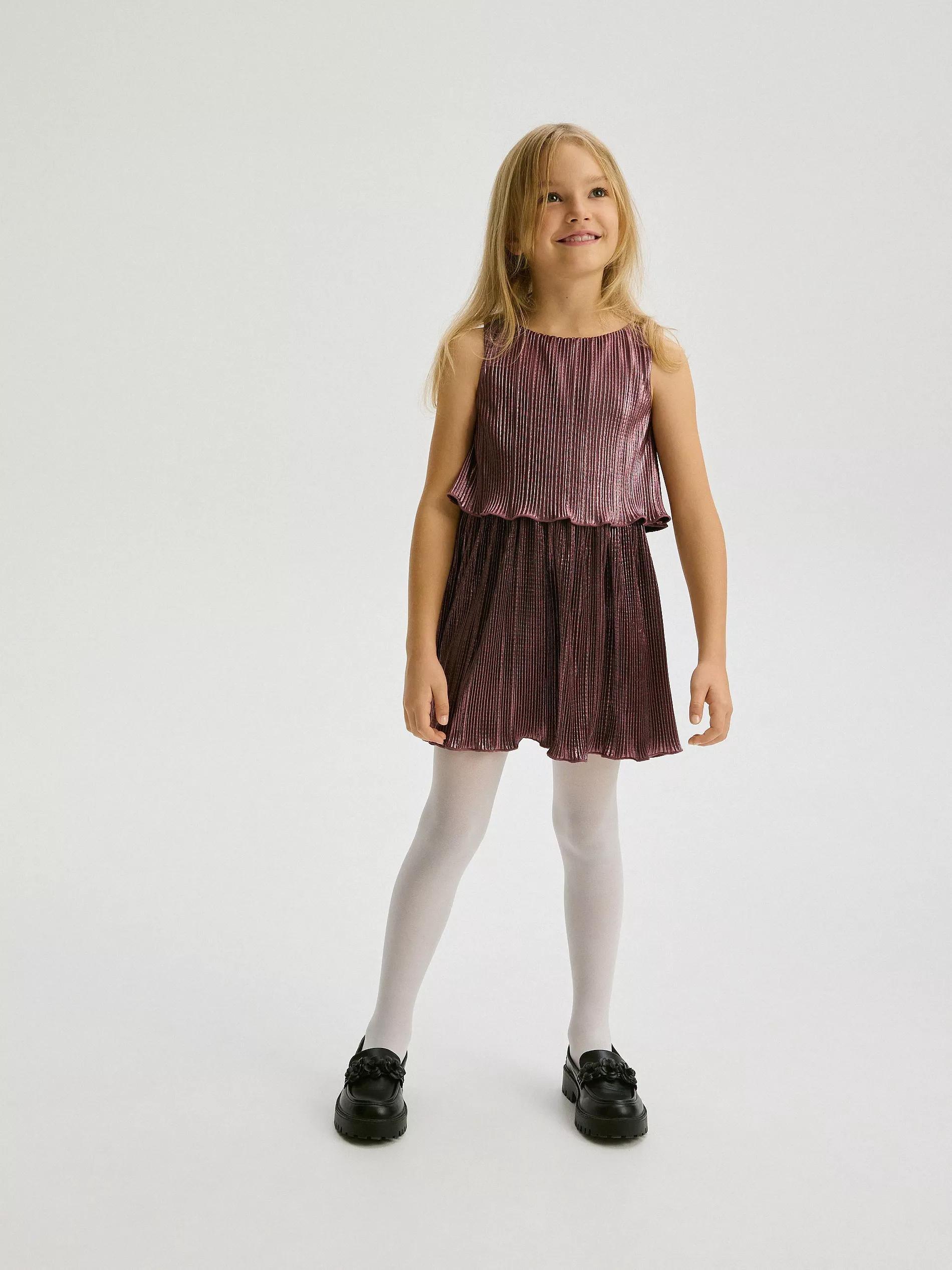 Brown Dress,Kids Girl, , large image number 2