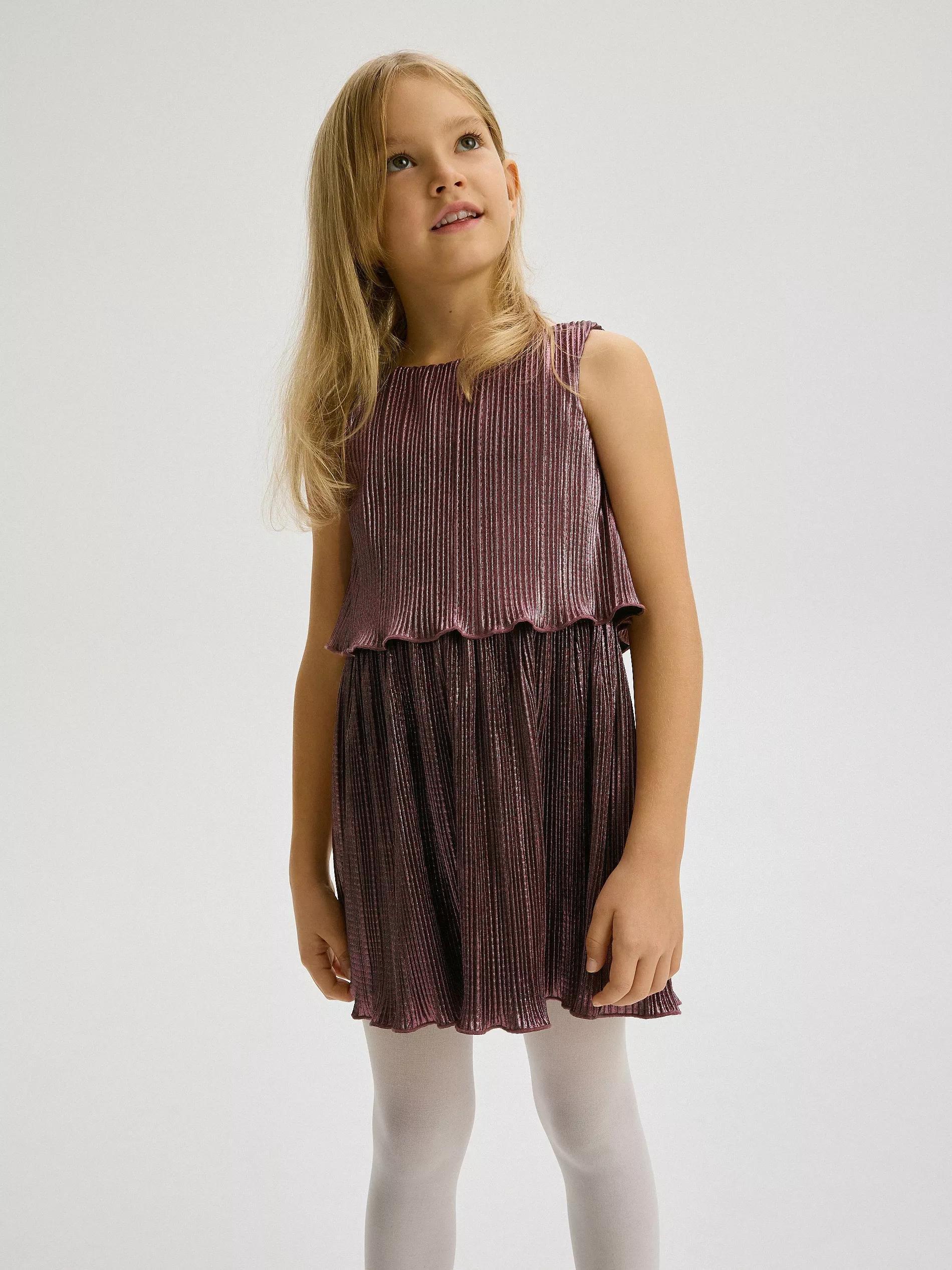 Brown Dress,Kids Girl, , large image number 8