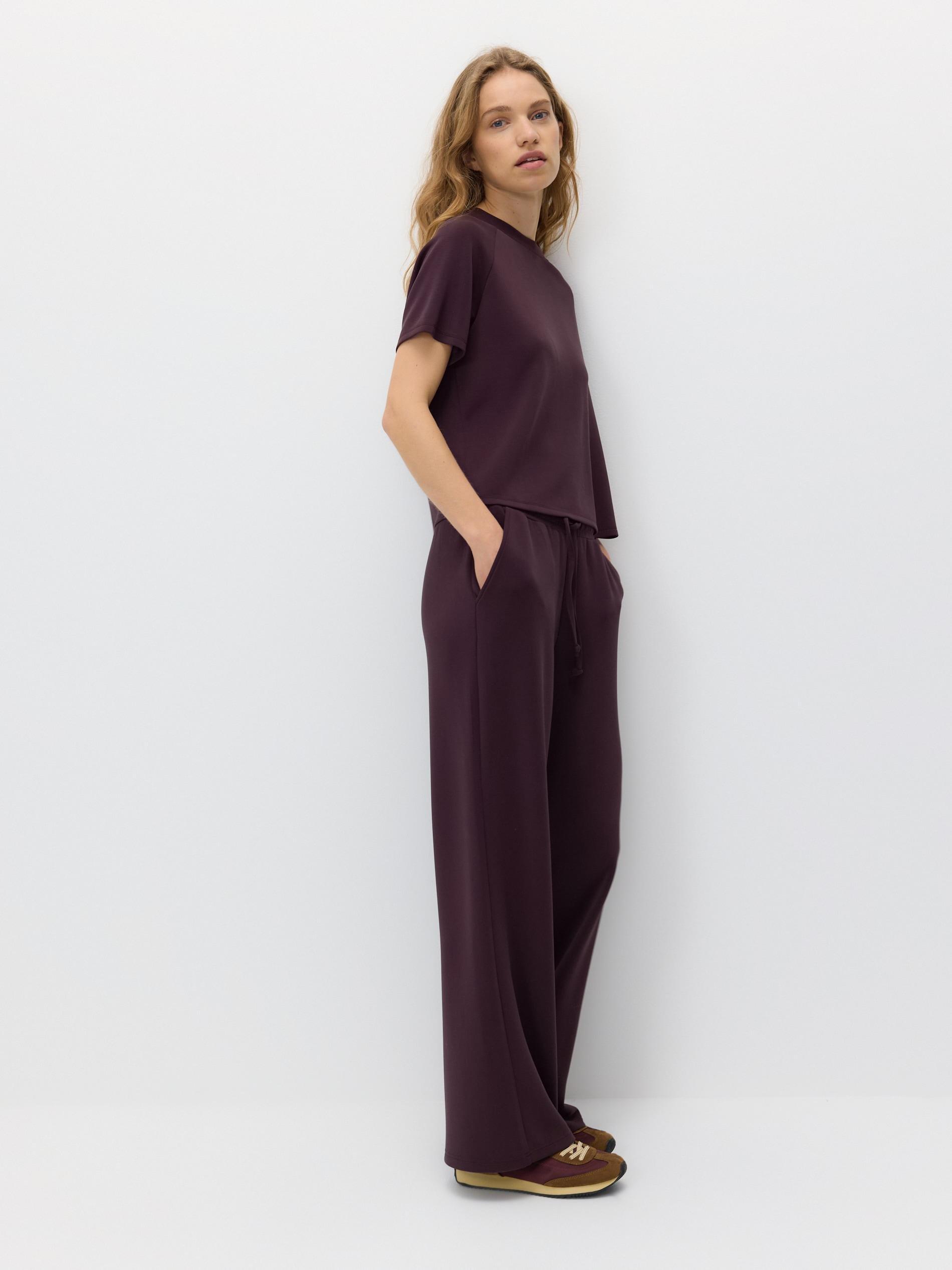 بنطال واسع الساق بنفسجي, Purple, large