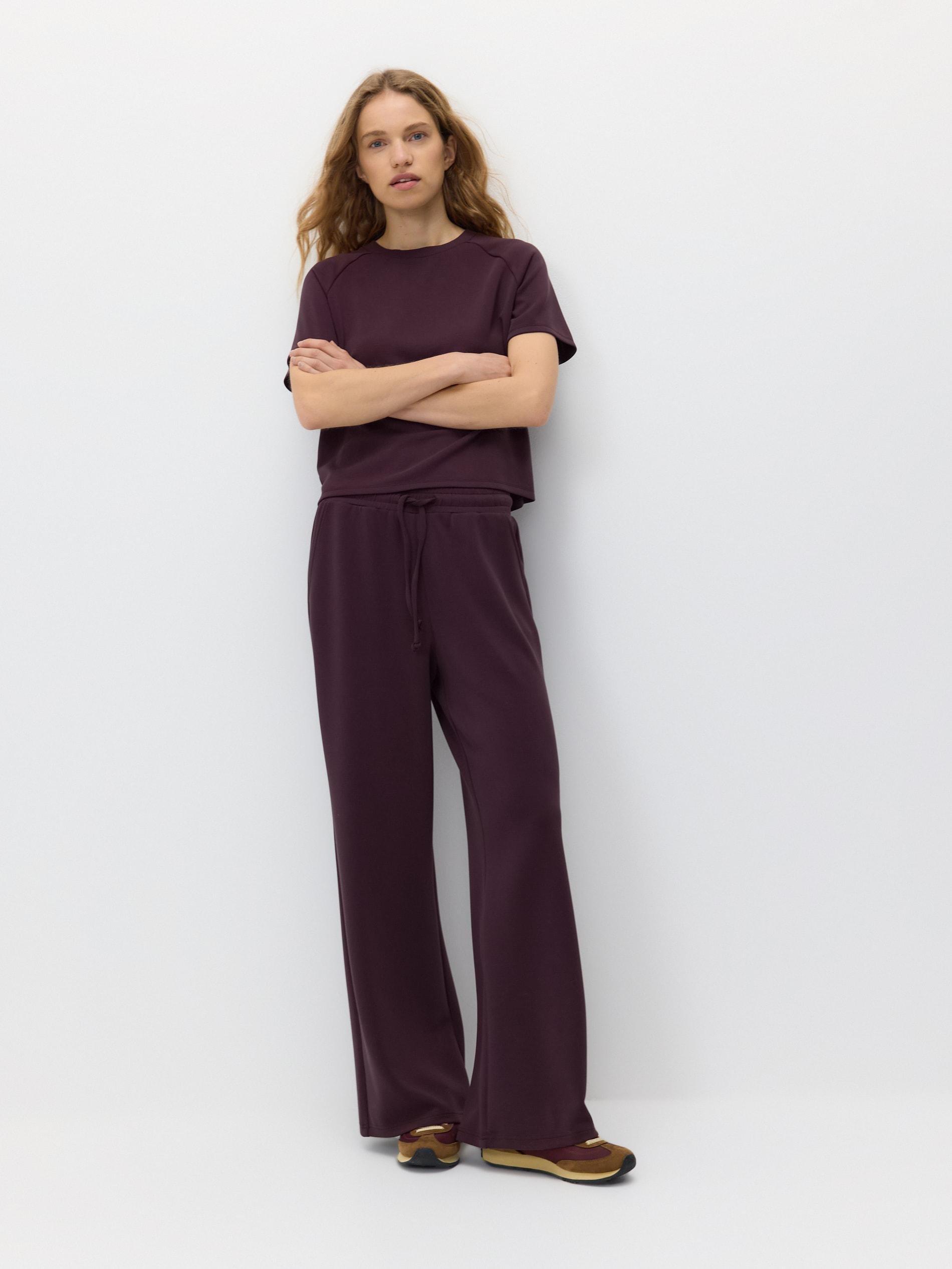 بنطال واسع الساق بنفسجي, Purple, large image number 2