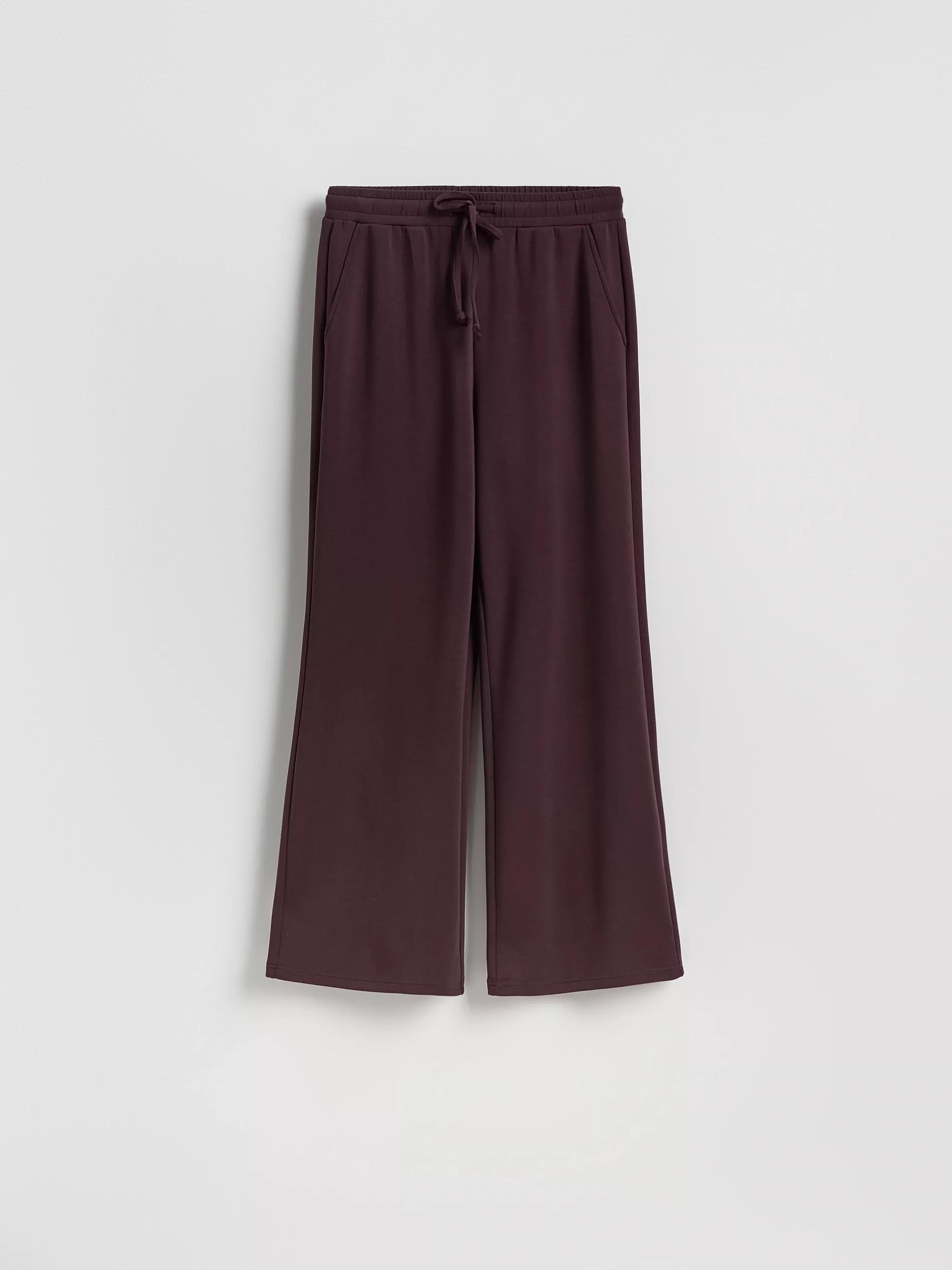 Purple Wide Leg Trousers, Purple, large image number 4