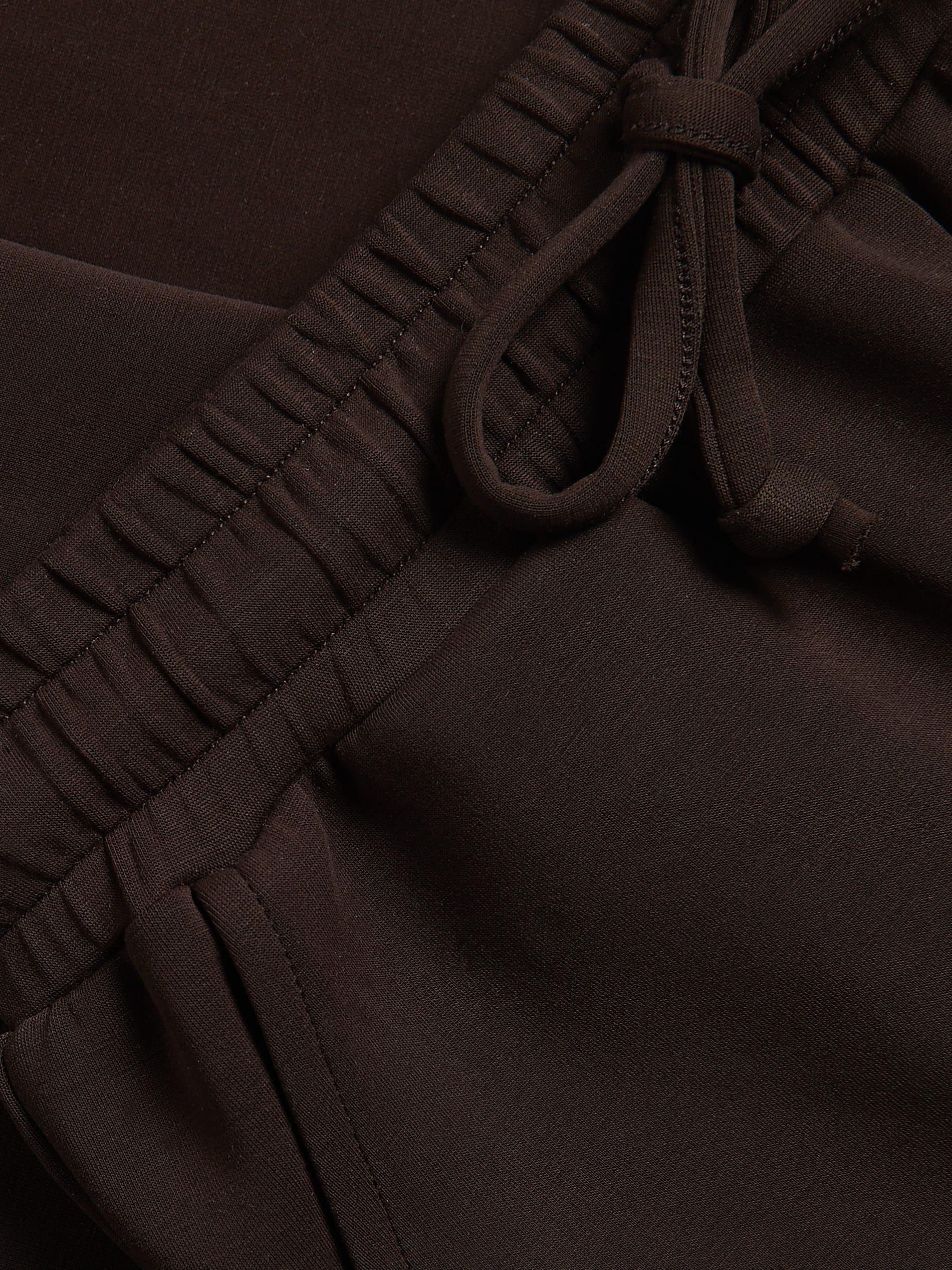 Wide leg trousers, Brown, large image number 5