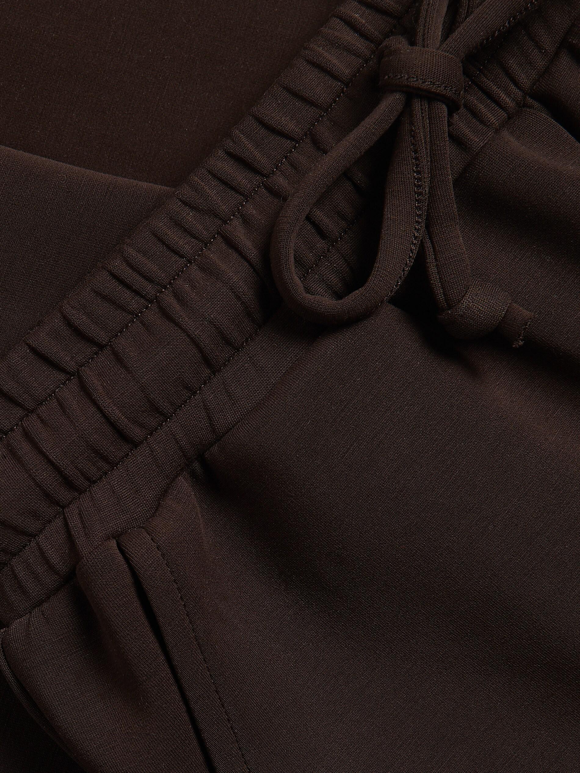 Brown Wide Leg Trousers, Brown, large image number 11