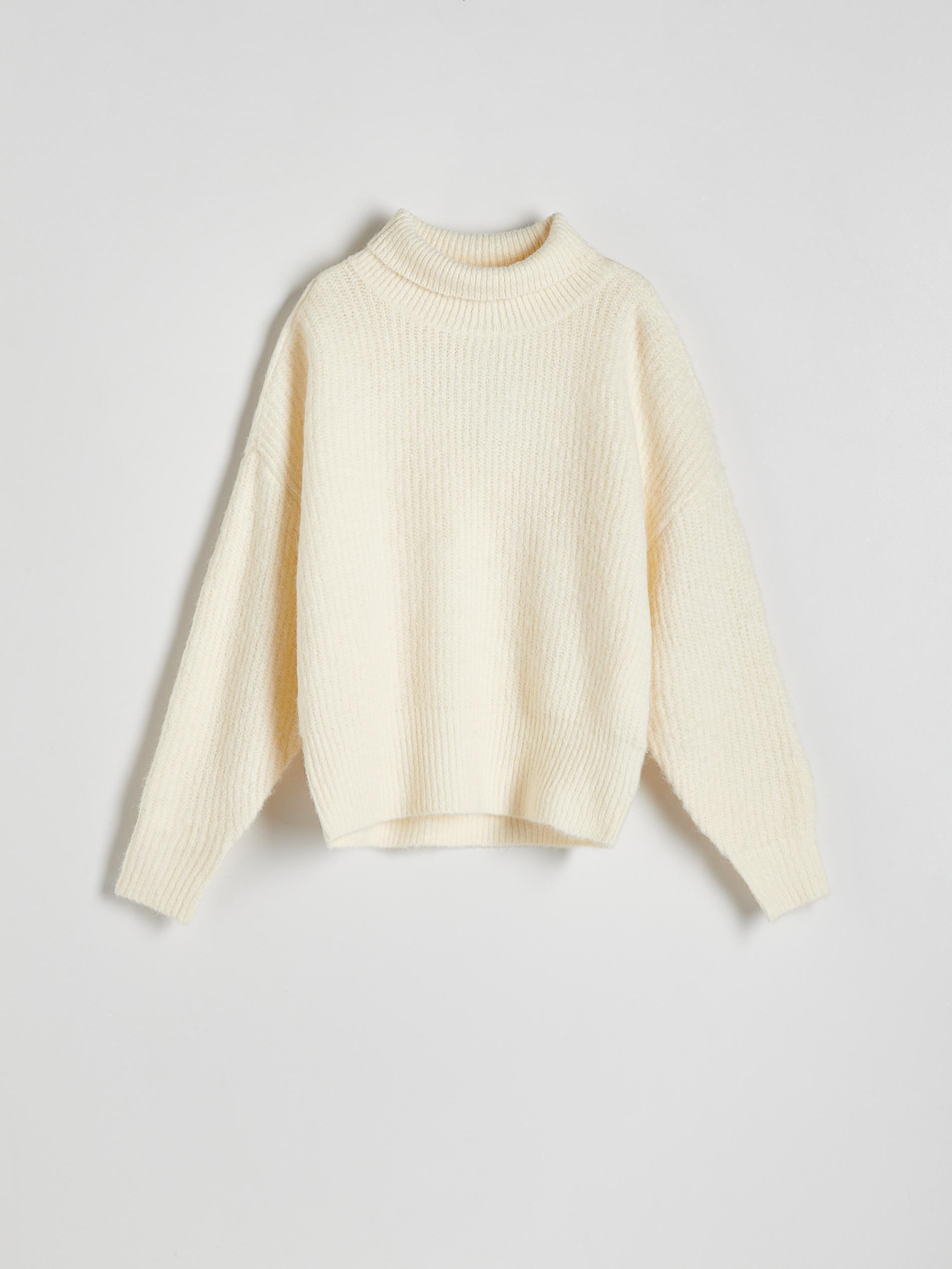 White Wool Blend Jumper, , large image number 6