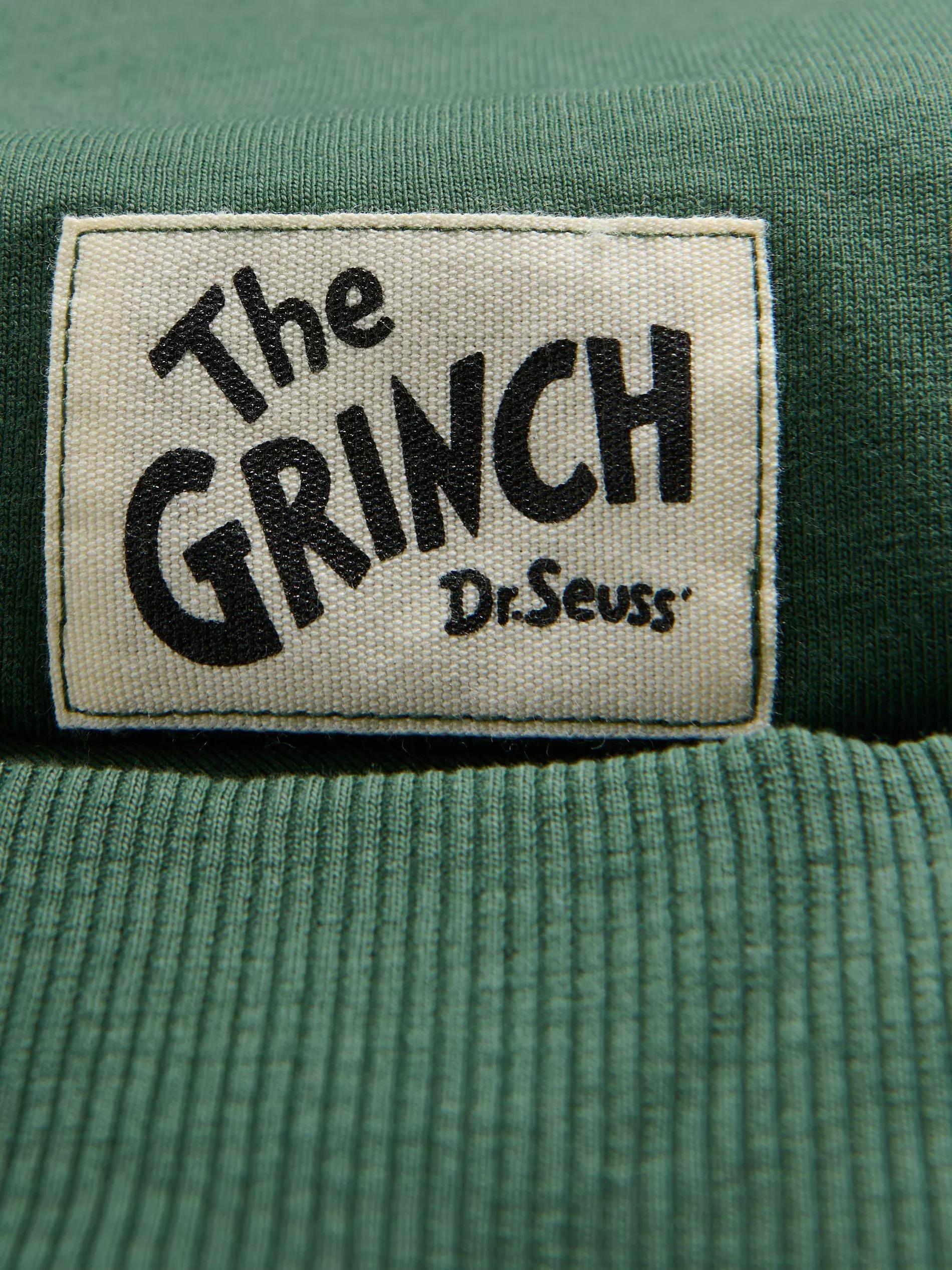 Green Grinch Longsleeve, Khaki, medium