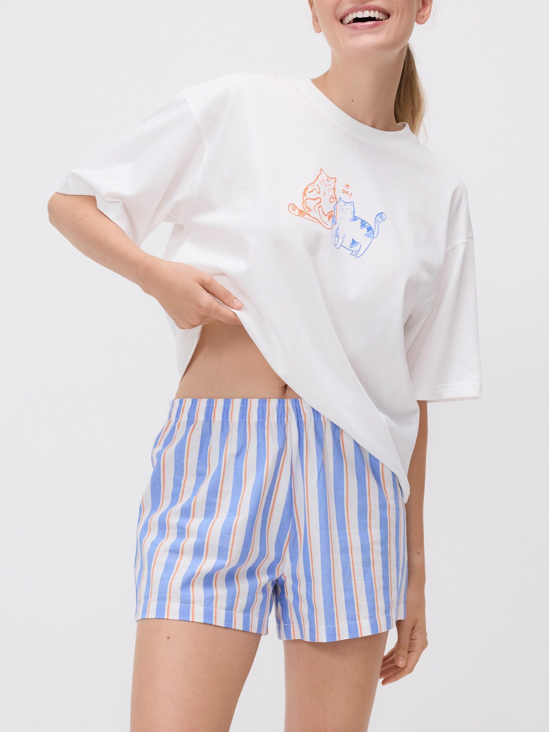 Beige Modal Shorts, Beige, medium