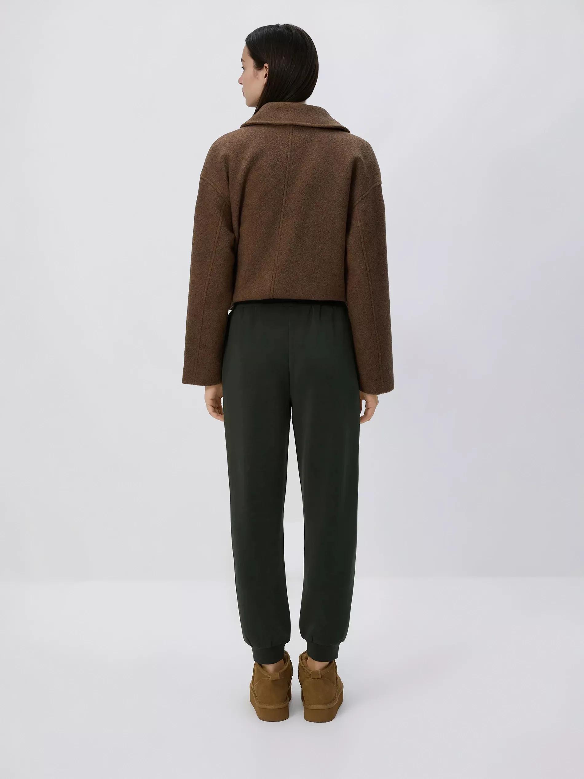 Dark Green Modal Sweatpants, Khaki, large image number 3