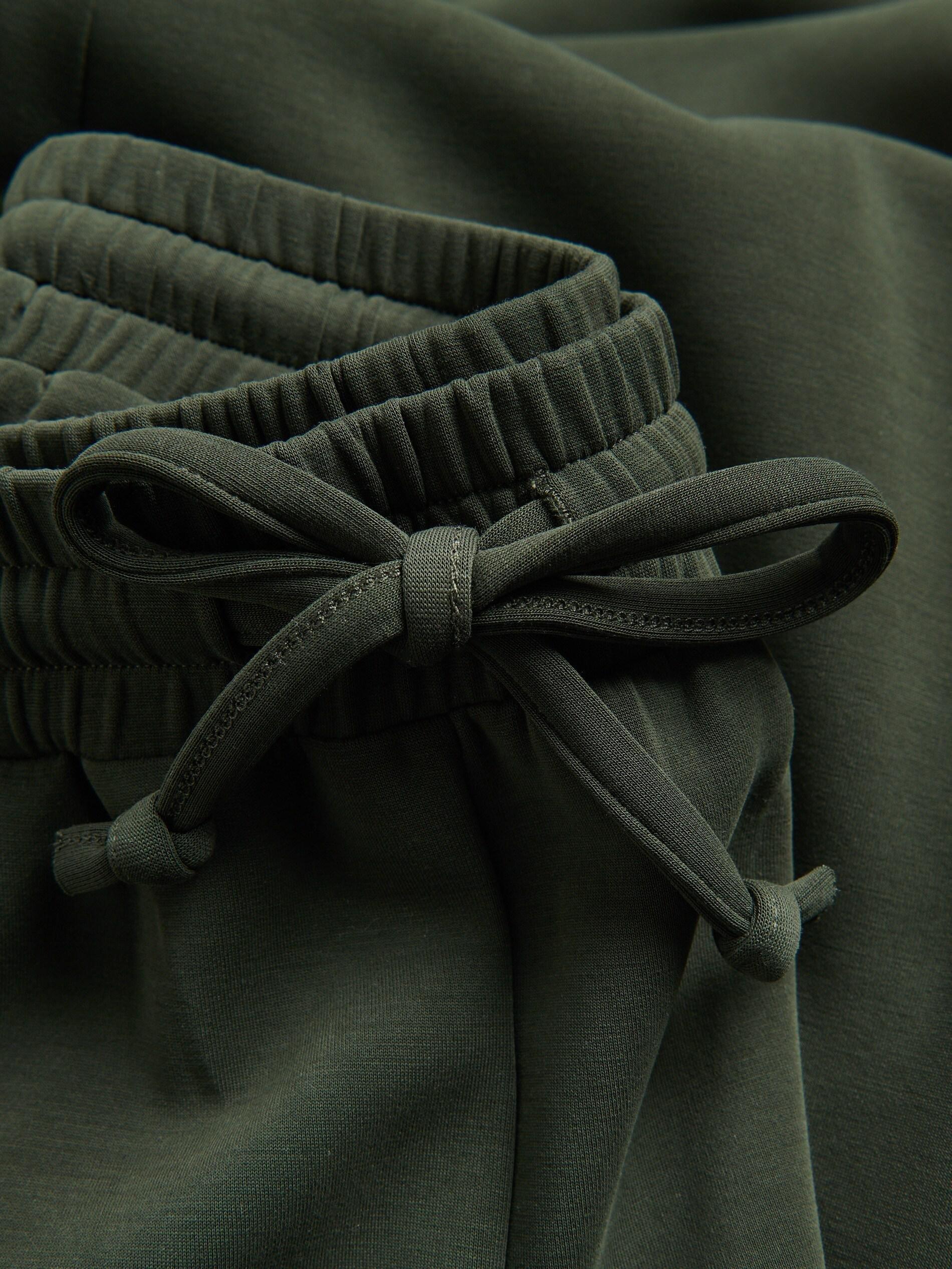 DARK GREEN Modal sweatpants, Khaki, large image number 5