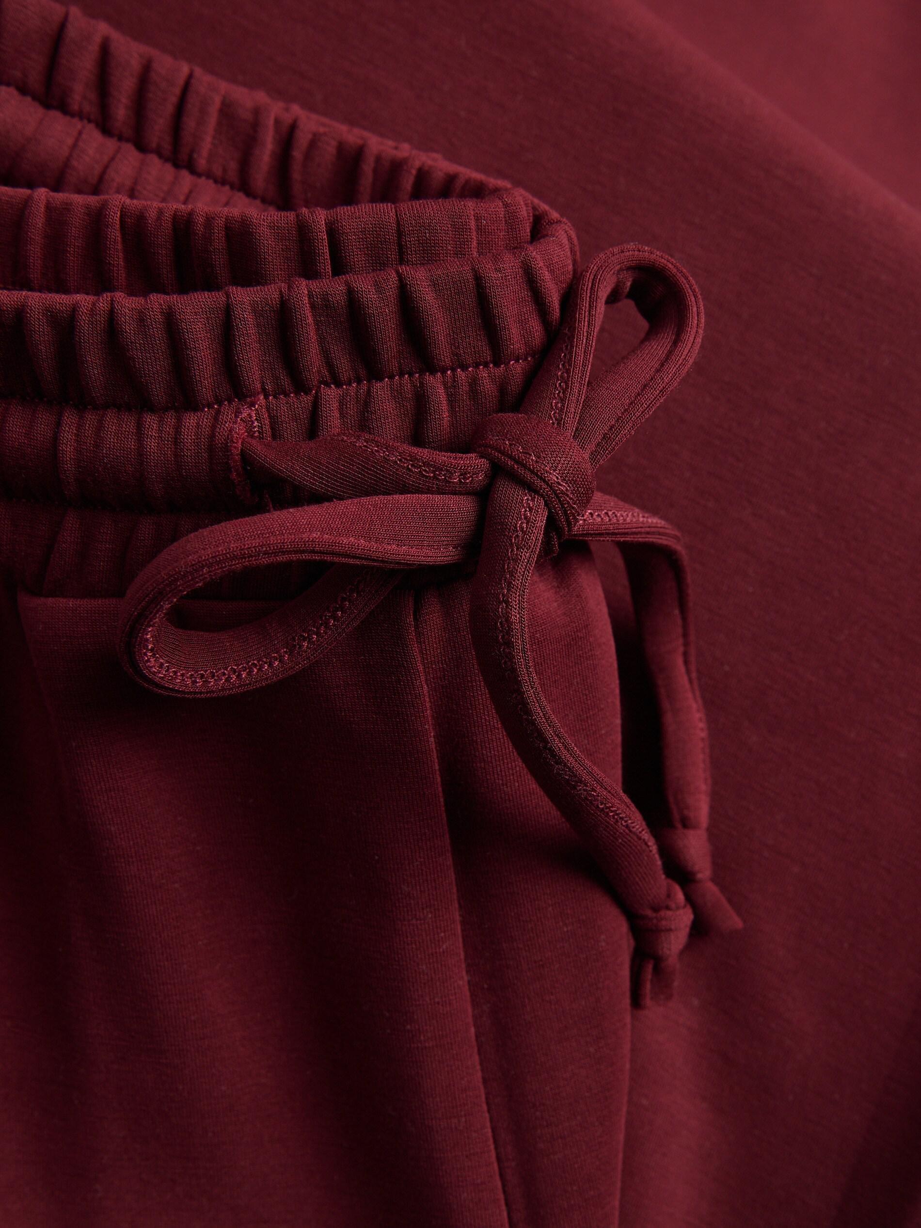 Maroon Modal Sweatpants, Burgundy, large image number 5