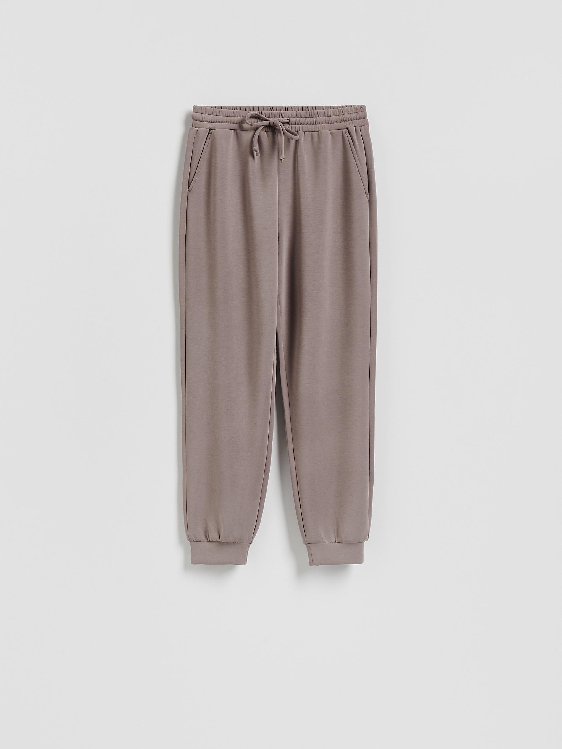 بنطال جوغر رياضي بني, Brown, large image number 4