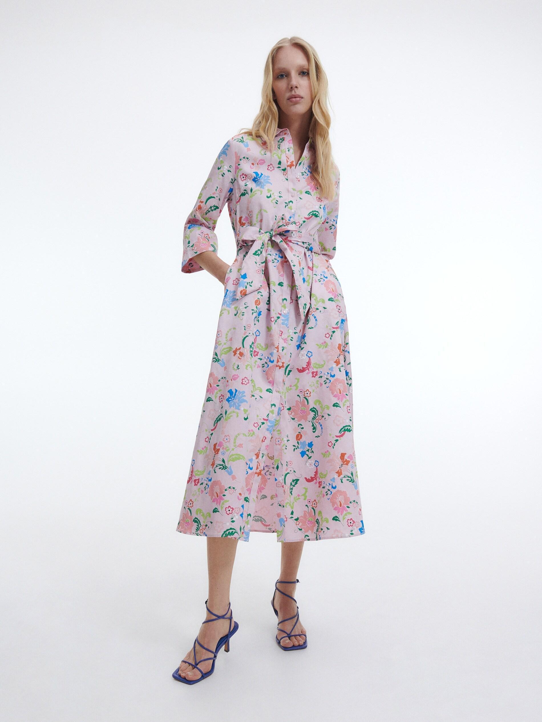 Blue Patterned maxi dress, , large image number 9
