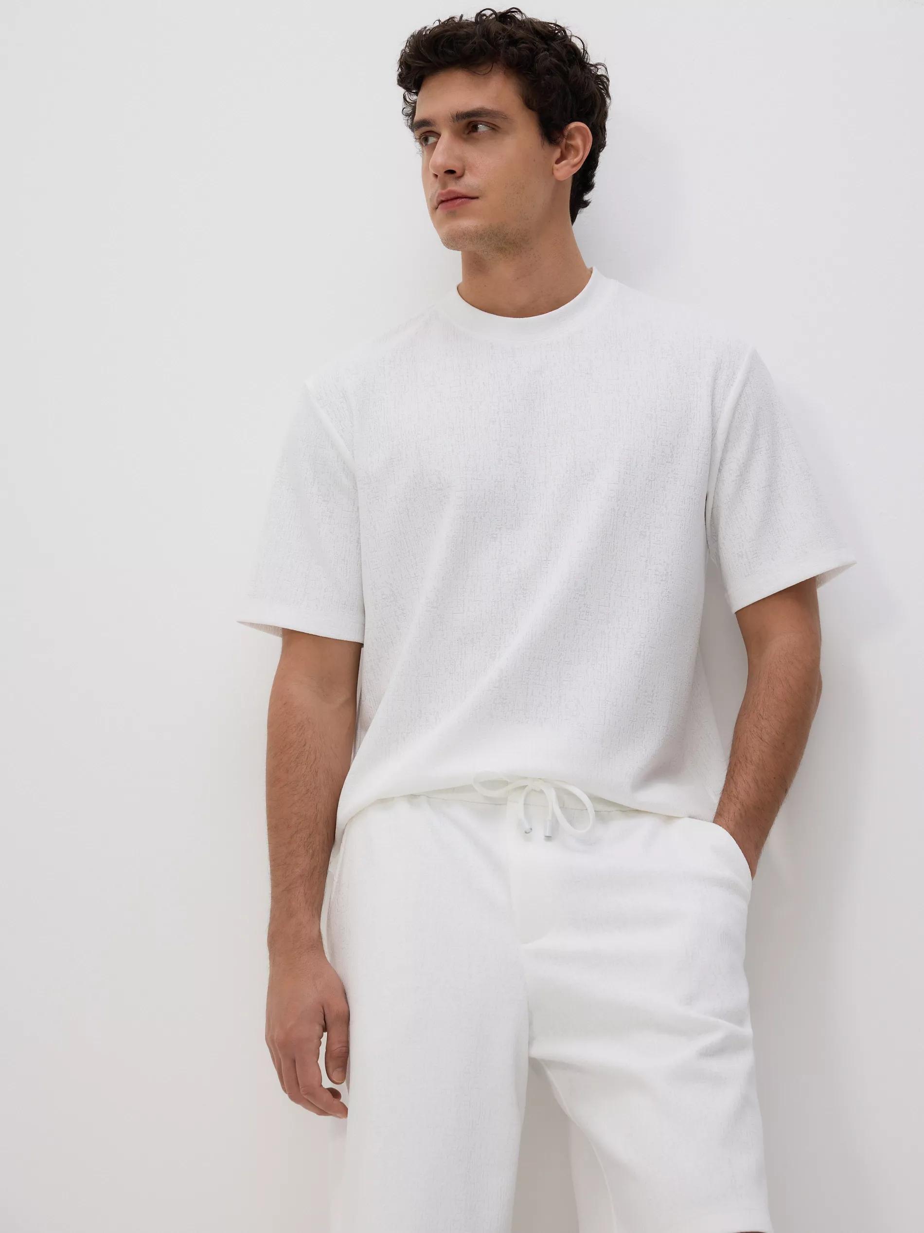 Cream Bermuda Shorts, Ivory, large image number 2