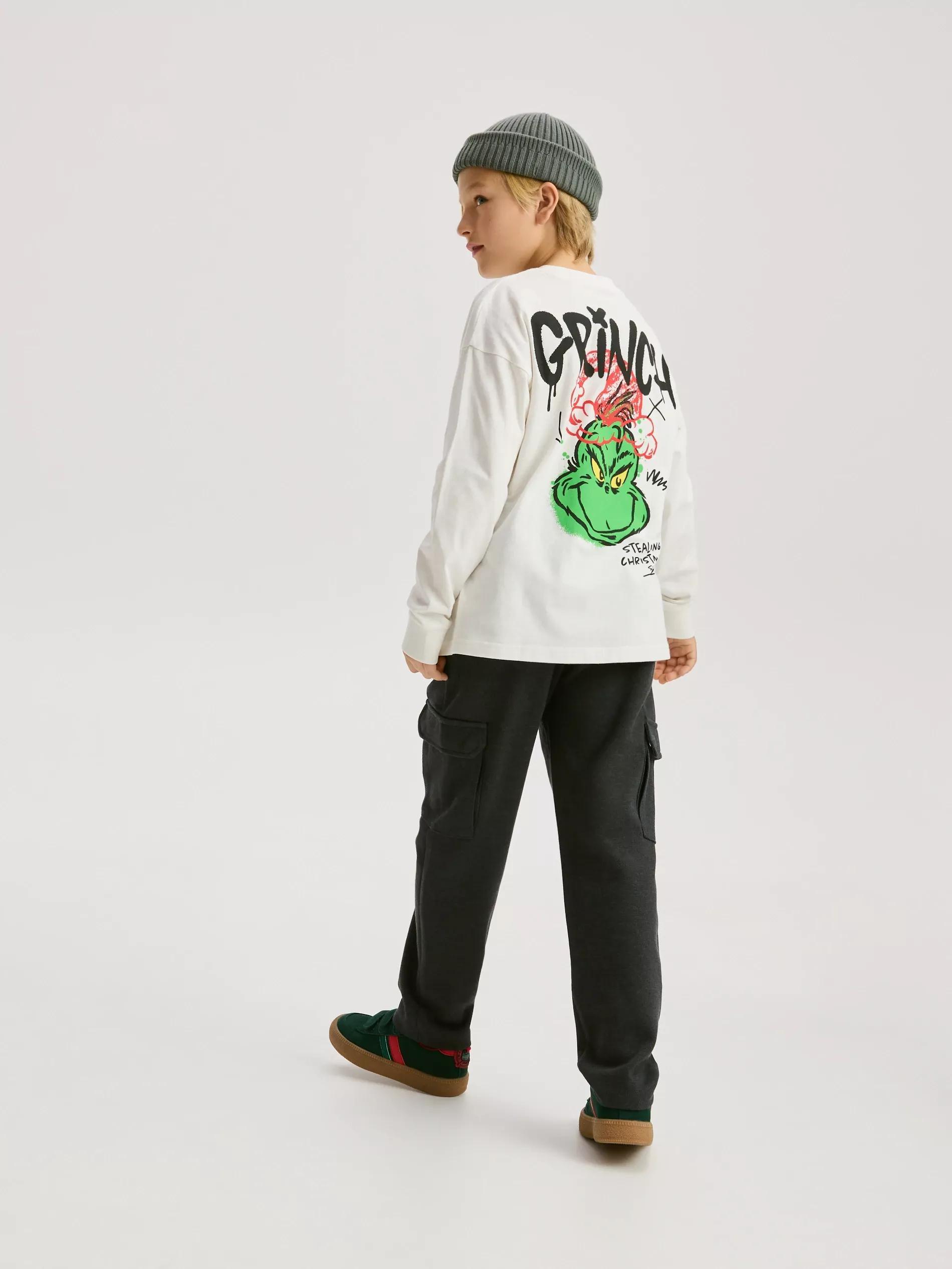 Cream Grinch Longsleeve, Ivory, medium