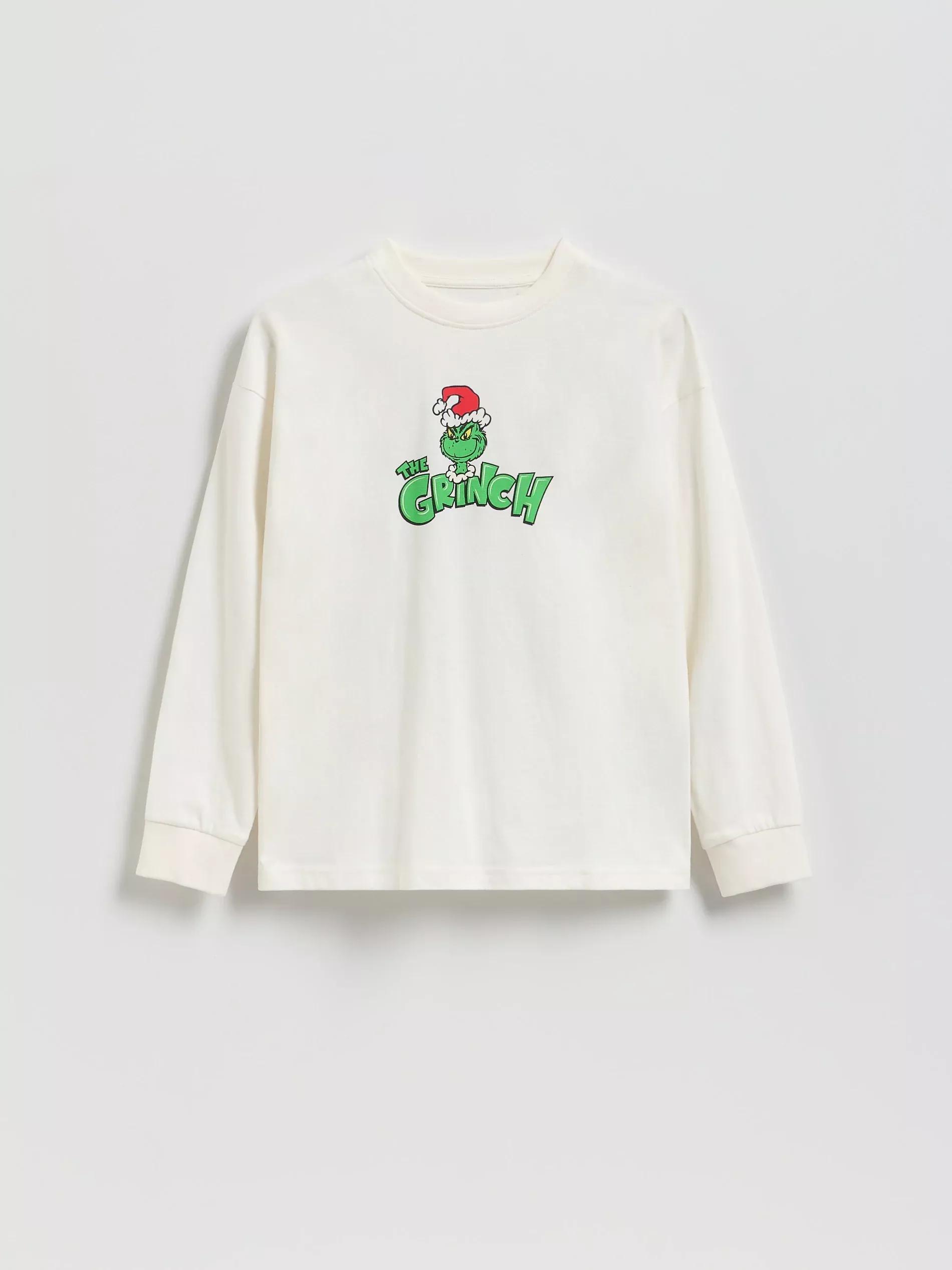 Cream Grinch Longsleeve, Ivory, medium