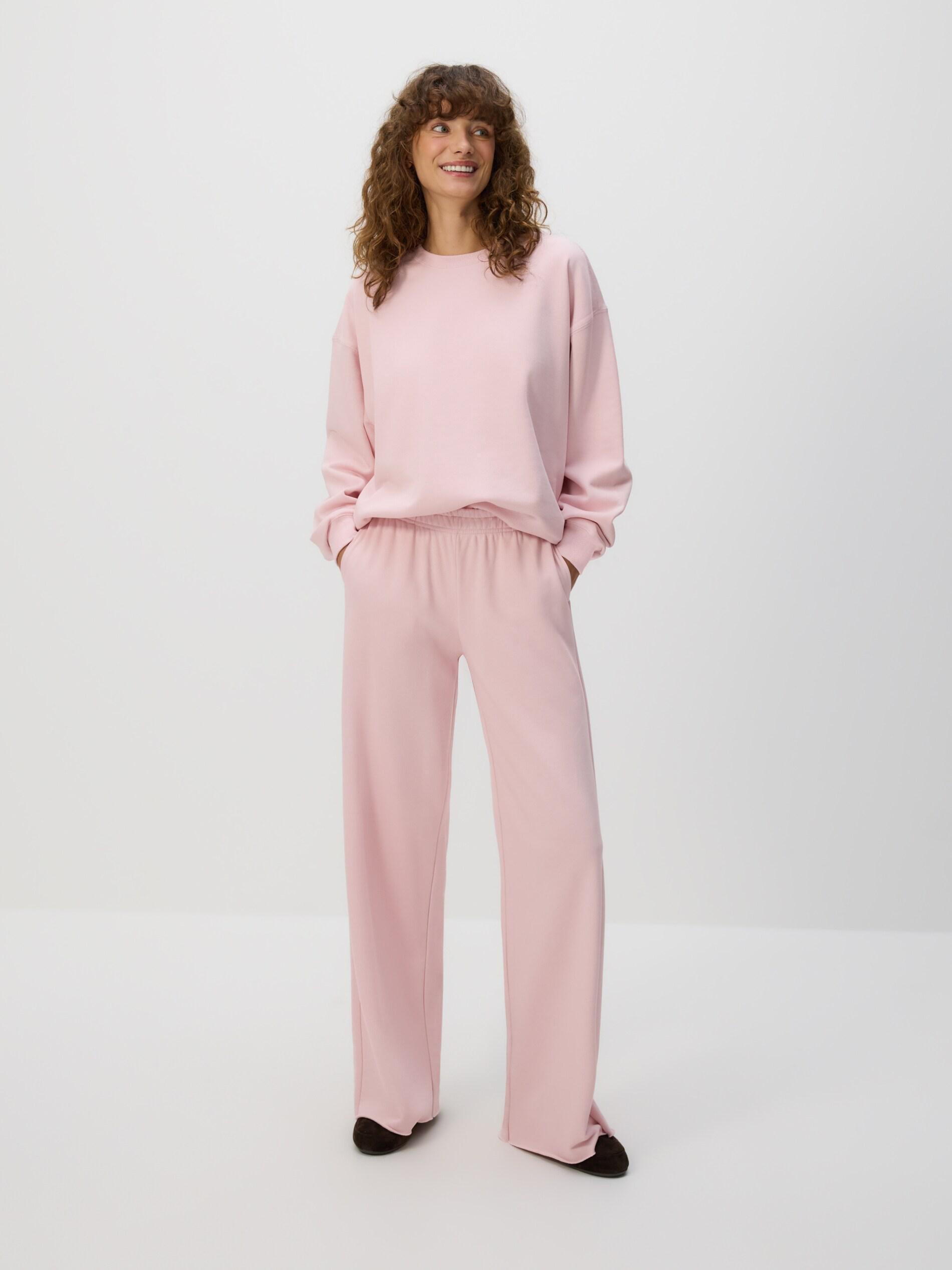PASTEL PINK Joggers with cuffs, Pink, medium