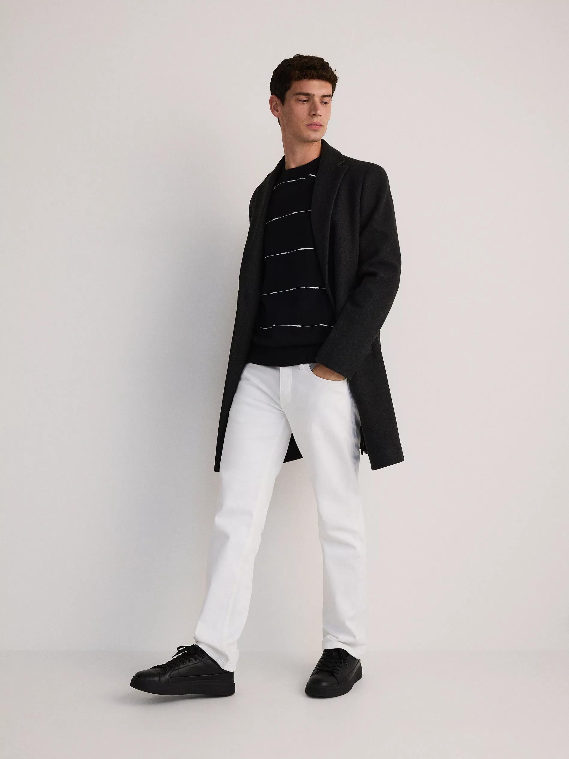 Black Coat With Collar, , large image number 3