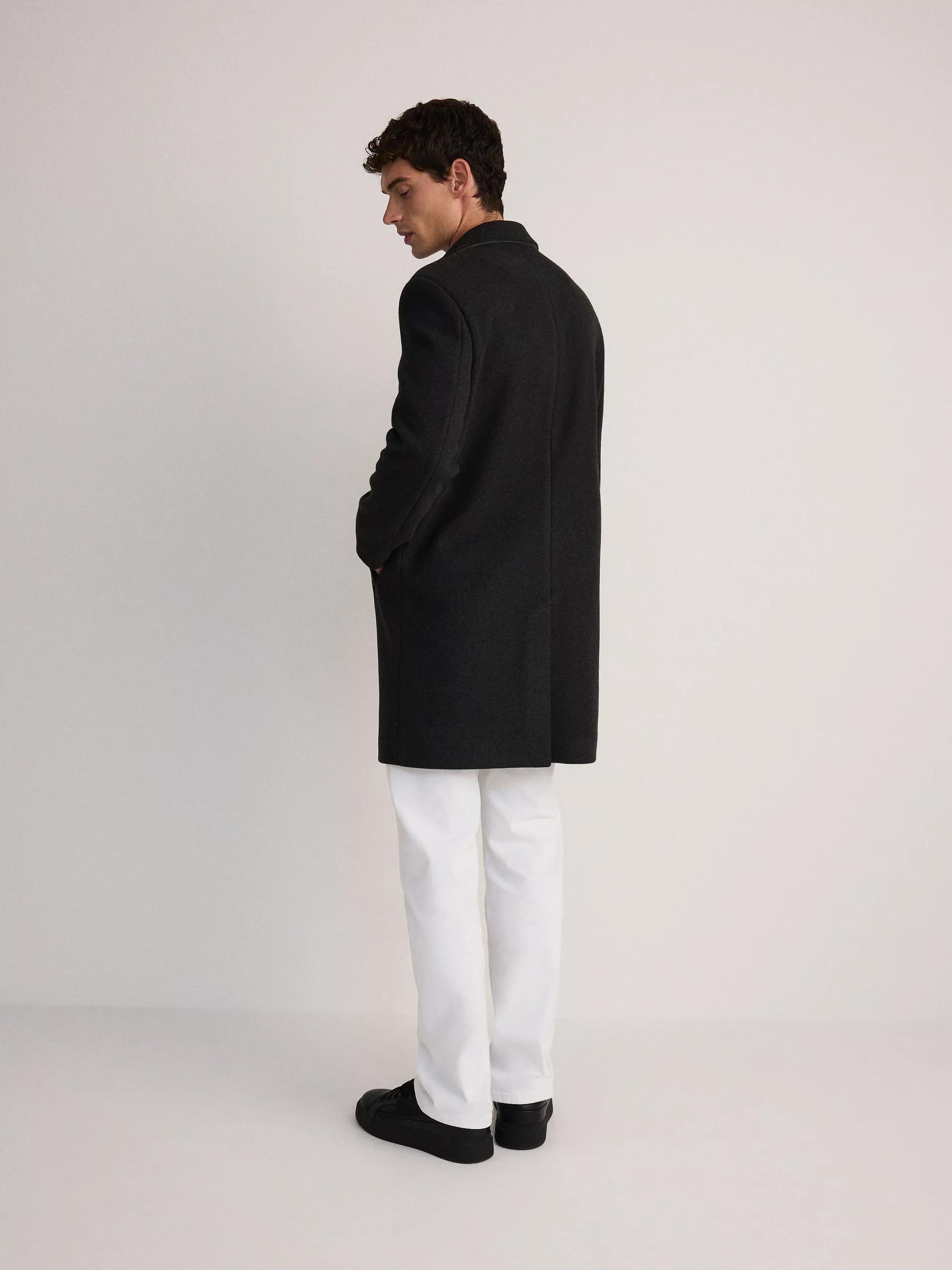 Black Coat With Collar, , large image number 7