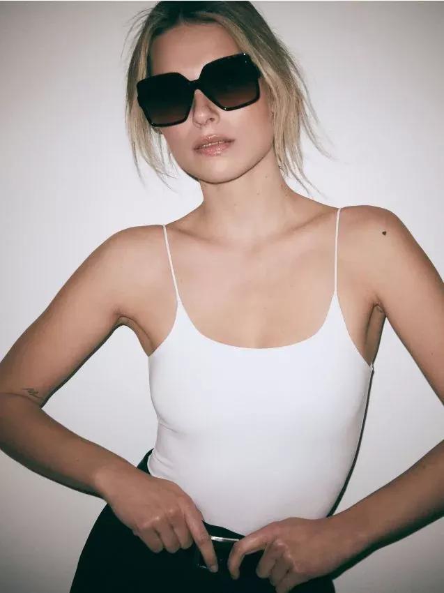 Brown Sunglasses, Brown, large image number 0