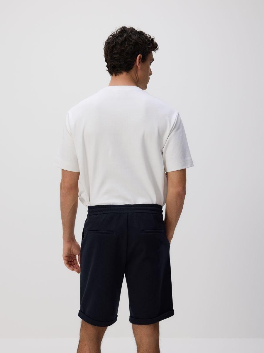 Navy Regular Fit Shorts, , large image number 2