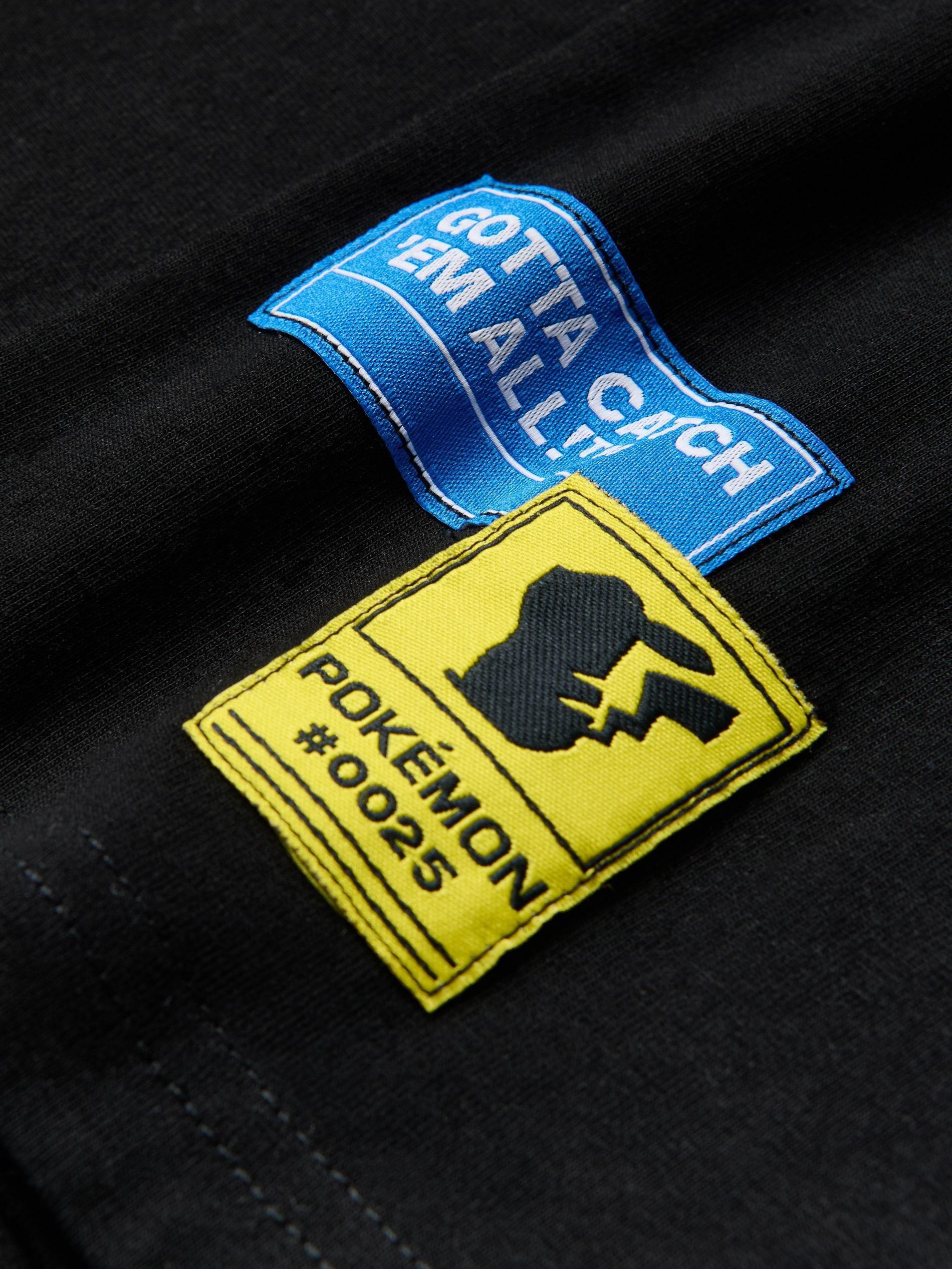 Black Pokémon Long Sleeve T-Shirt, Black, medium