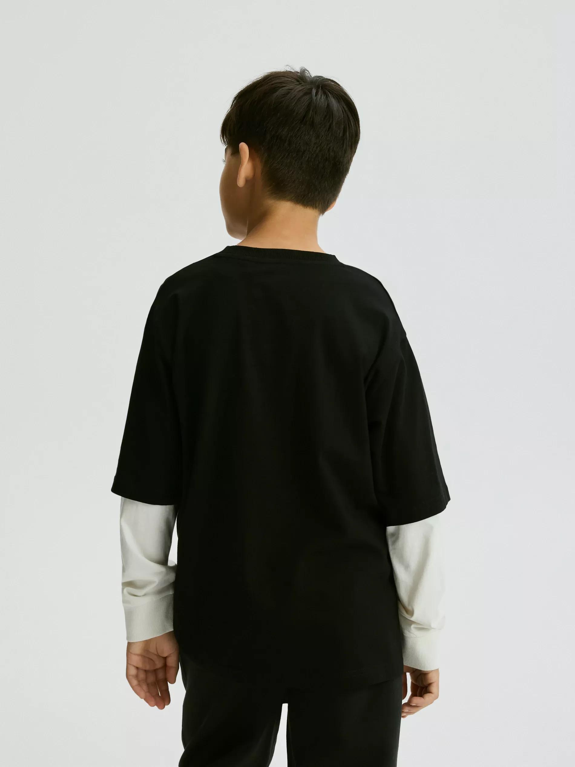 Black Pok&eacute;mon Long Sleeve T-Shirt, Black, large image number 3