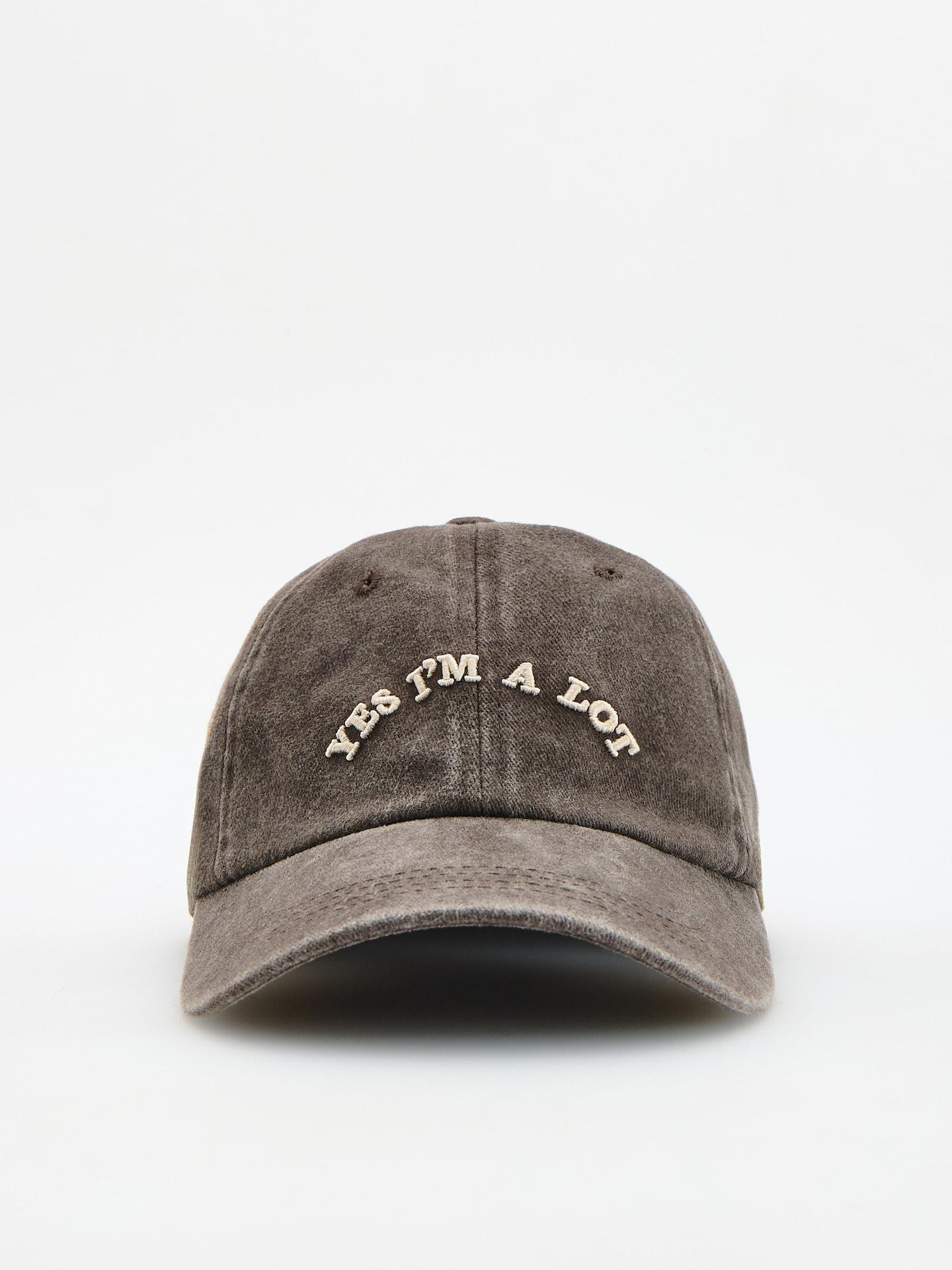 Brown Cap, Brown, medium